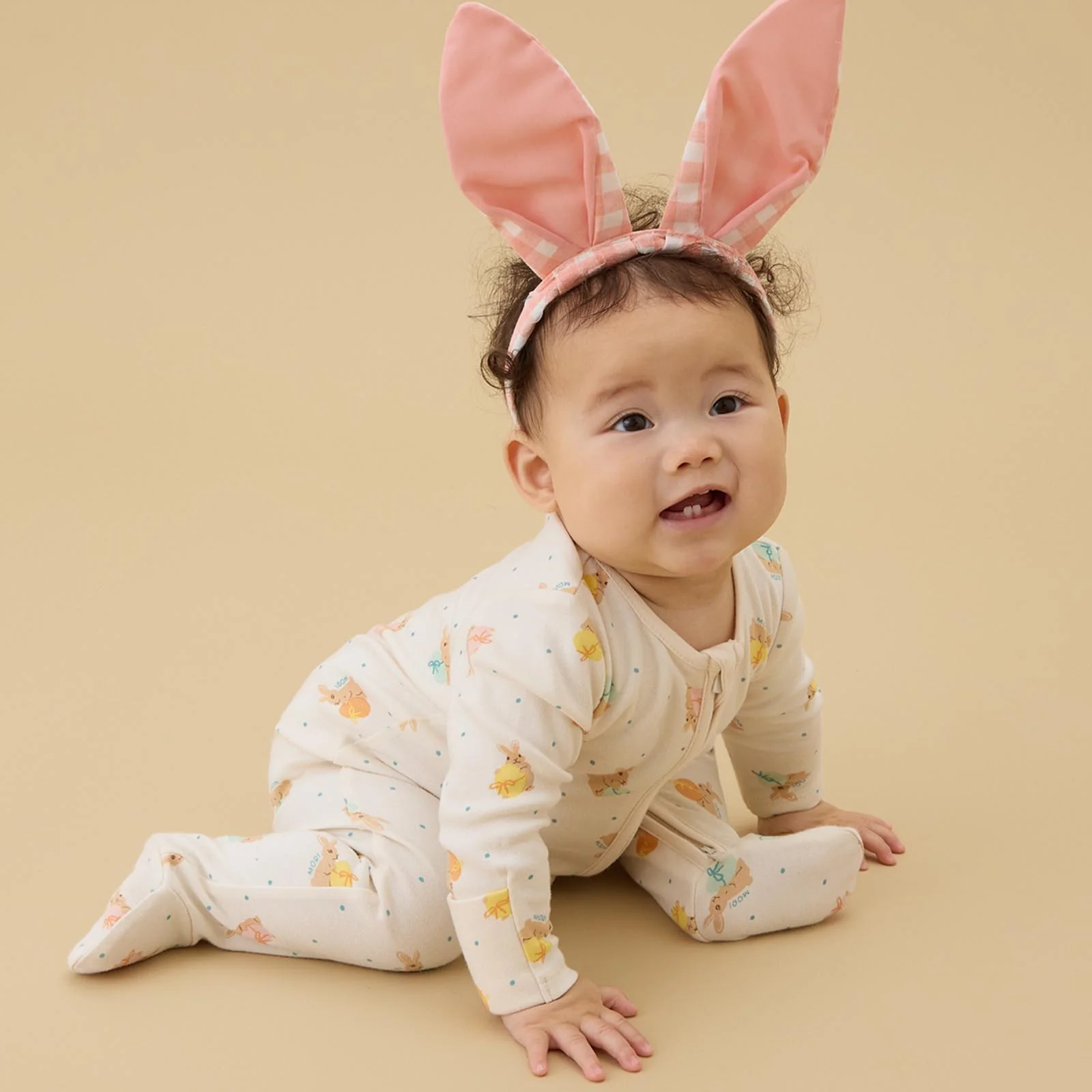 Bunny Clever Zip Sleepsuit