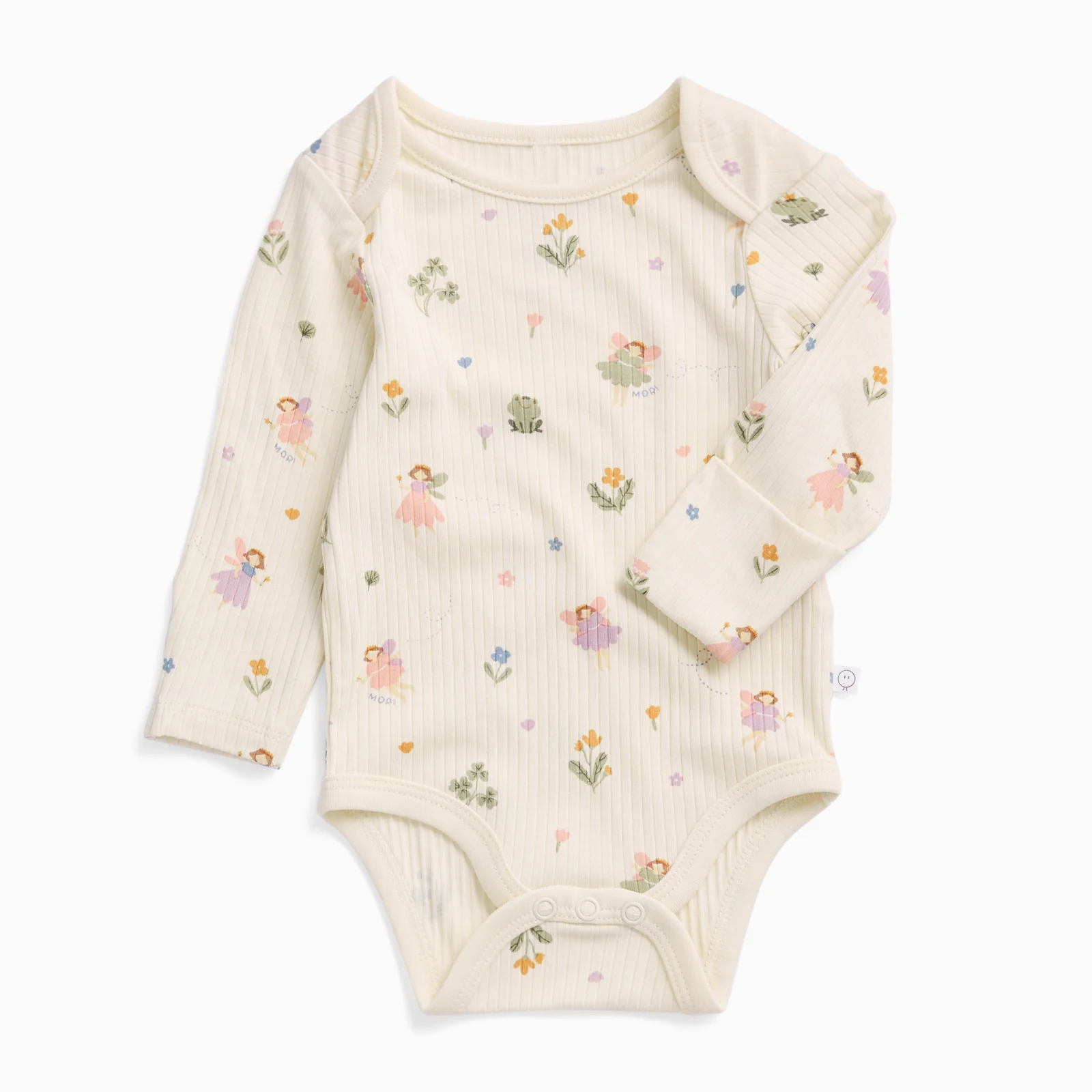 Fairy Garden Ribbed Long Sleeve Bodysuit - Image 2