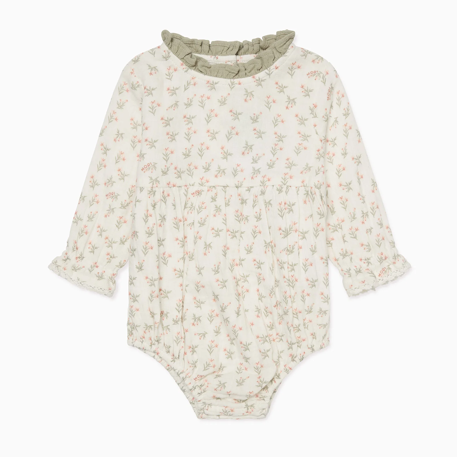 Floral Muslin Bloomer Bodysuit