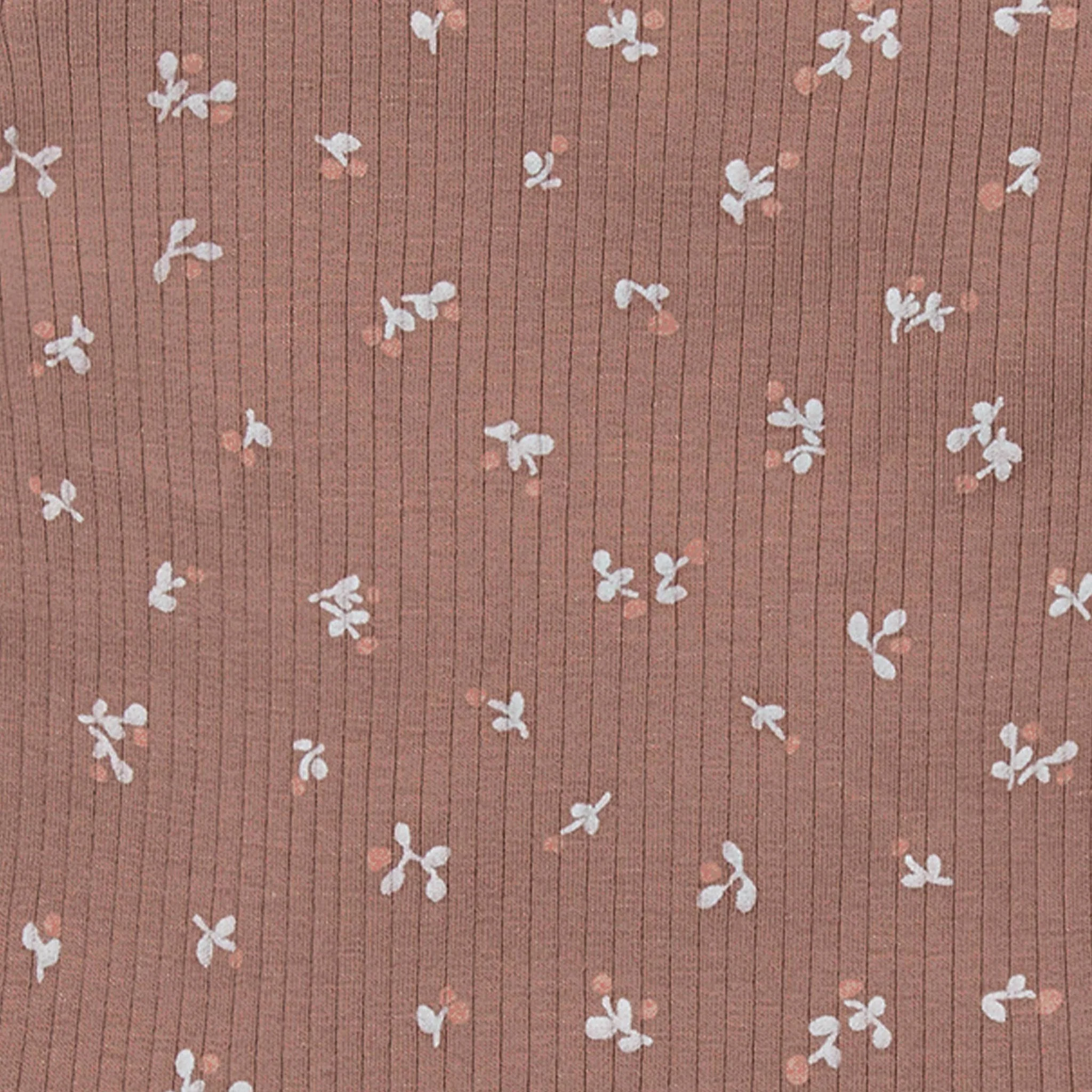 Floral Ribbed Pyjamas - Image 2