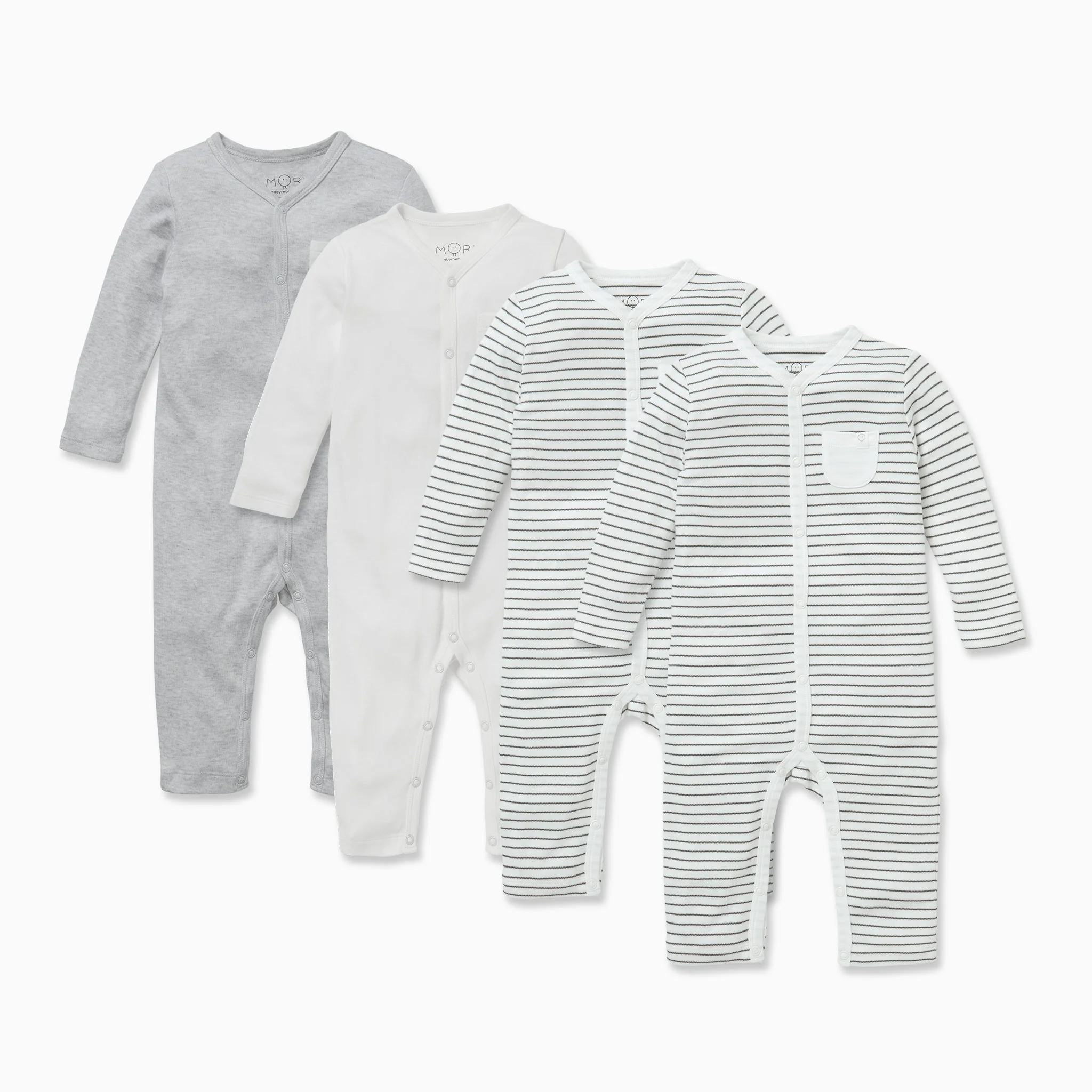 Front Opening Sleepsuit 4 Pack - Image 2