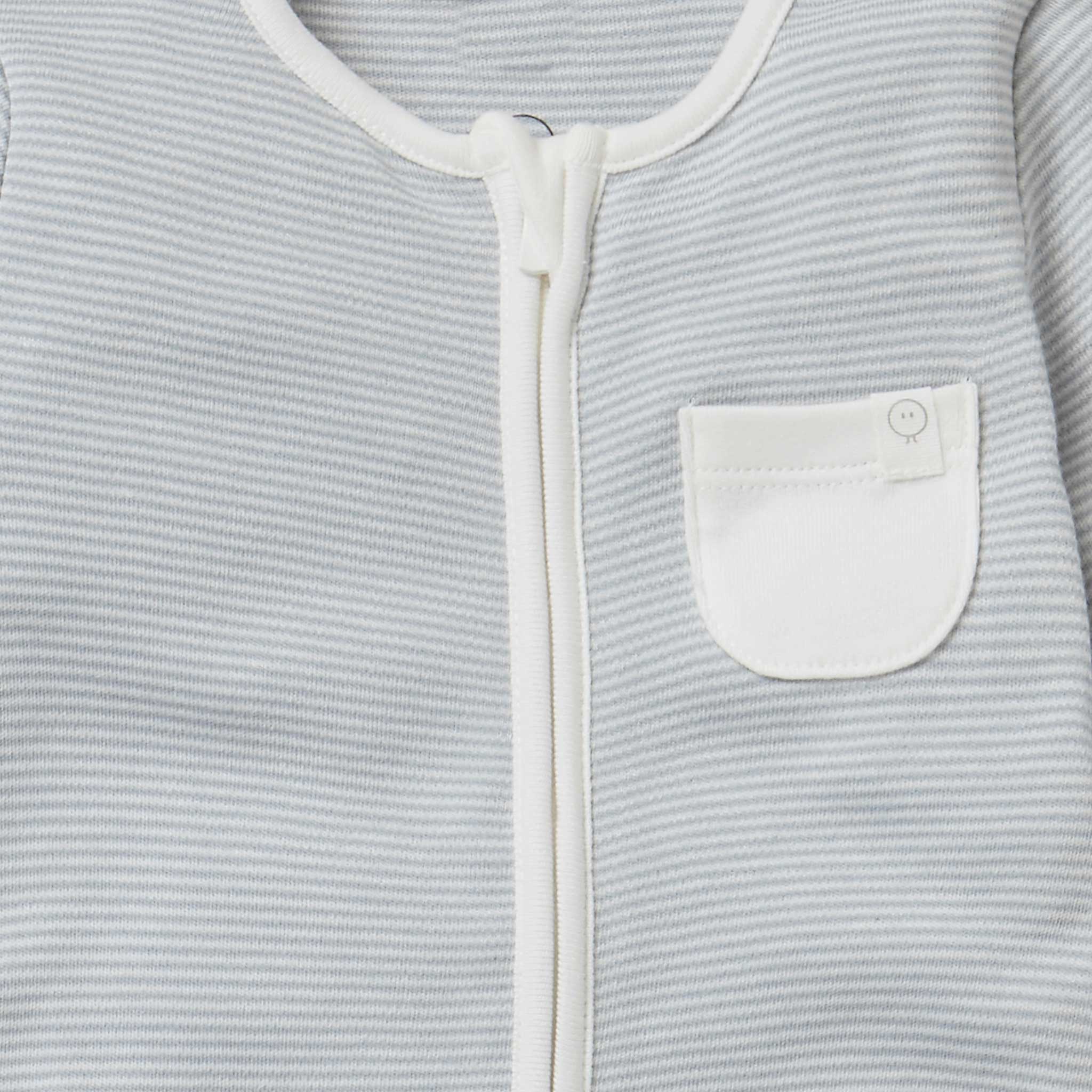 Grasping Toy & Clever Zip Sleepsuit Set - Image 6