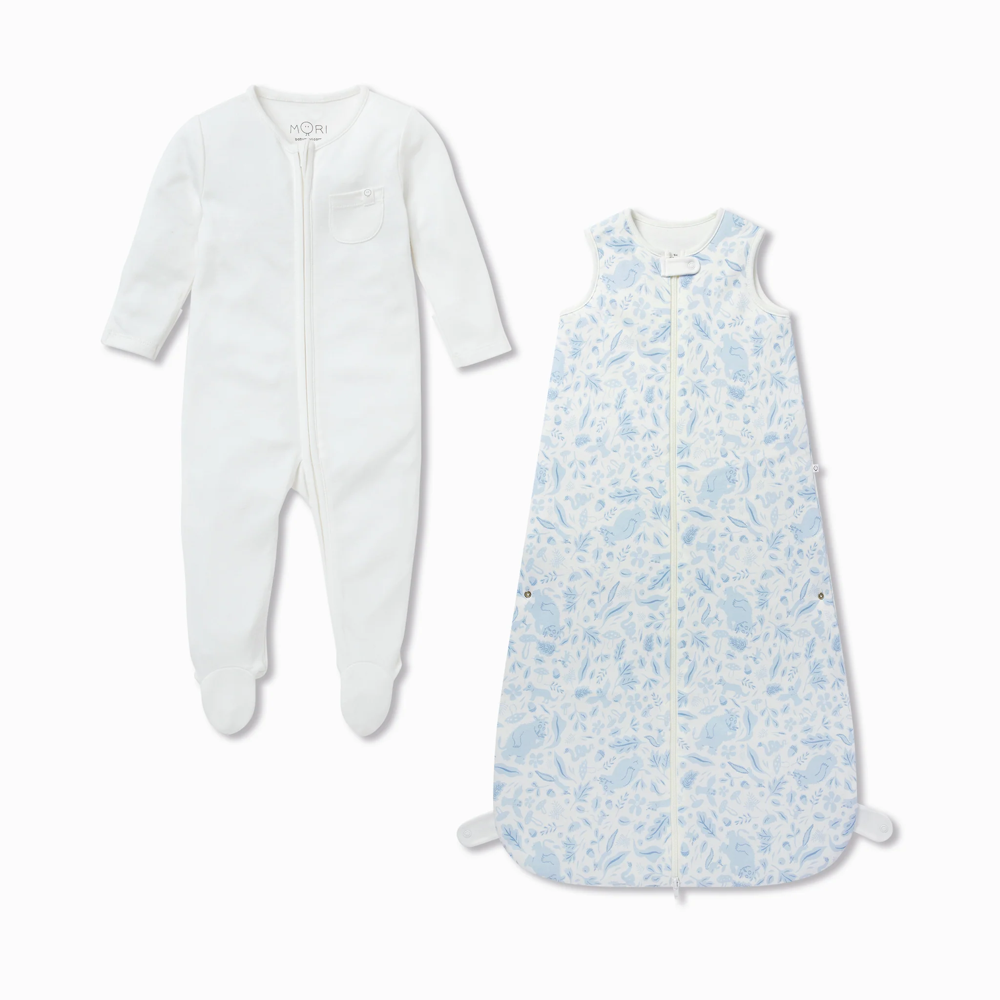 Gruffalo Dragonfly Blue & Plain Front Opening Bedtime Set 1.5 TOG - Image 4