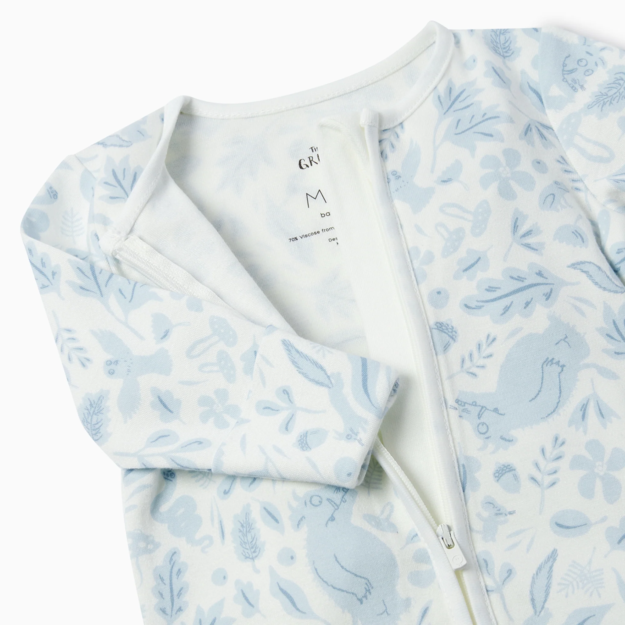 Gruffalo Dragonfly Blue Zip-Up Sleepsuit - Image 4