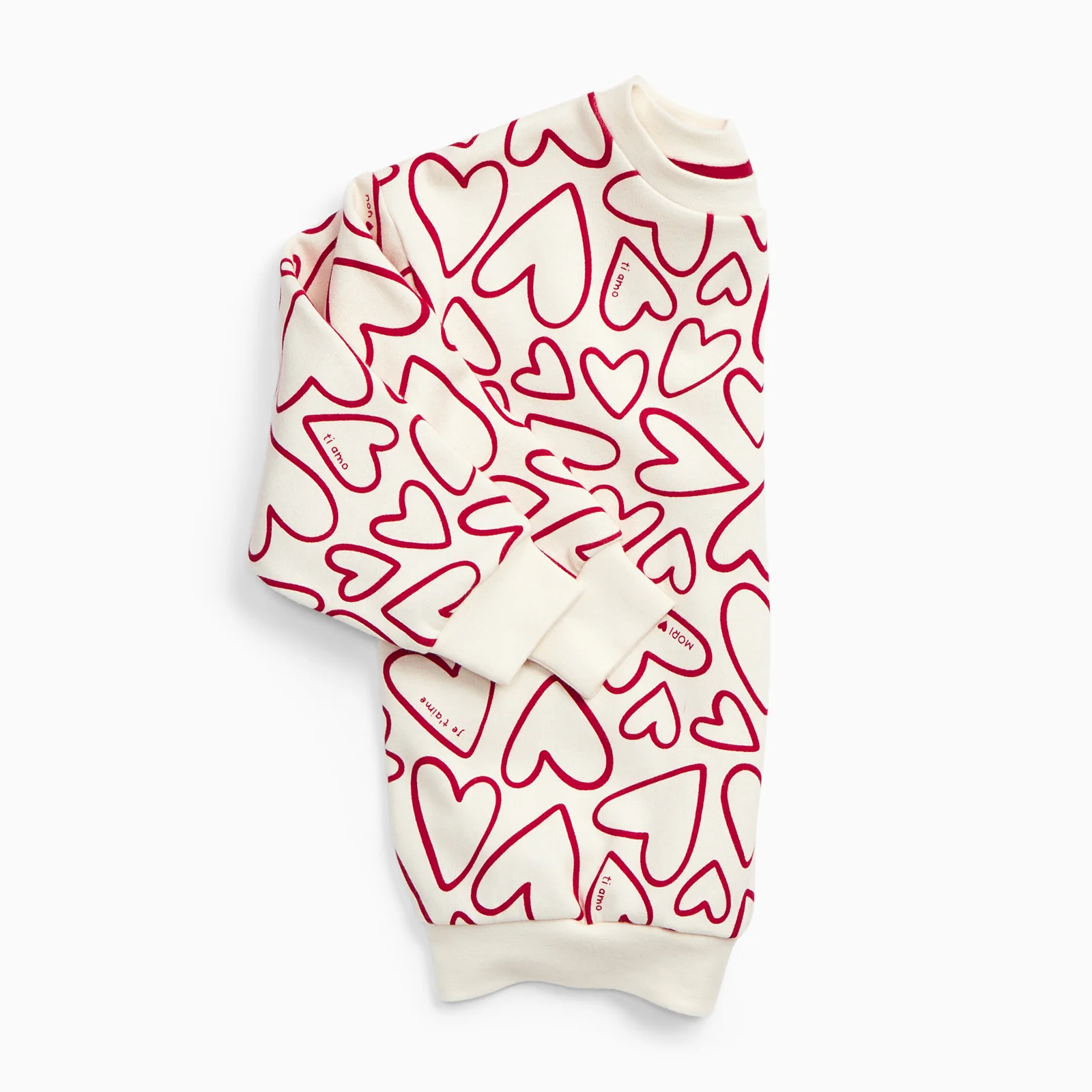 Hearts Oversized Sweatshirt - Image 4