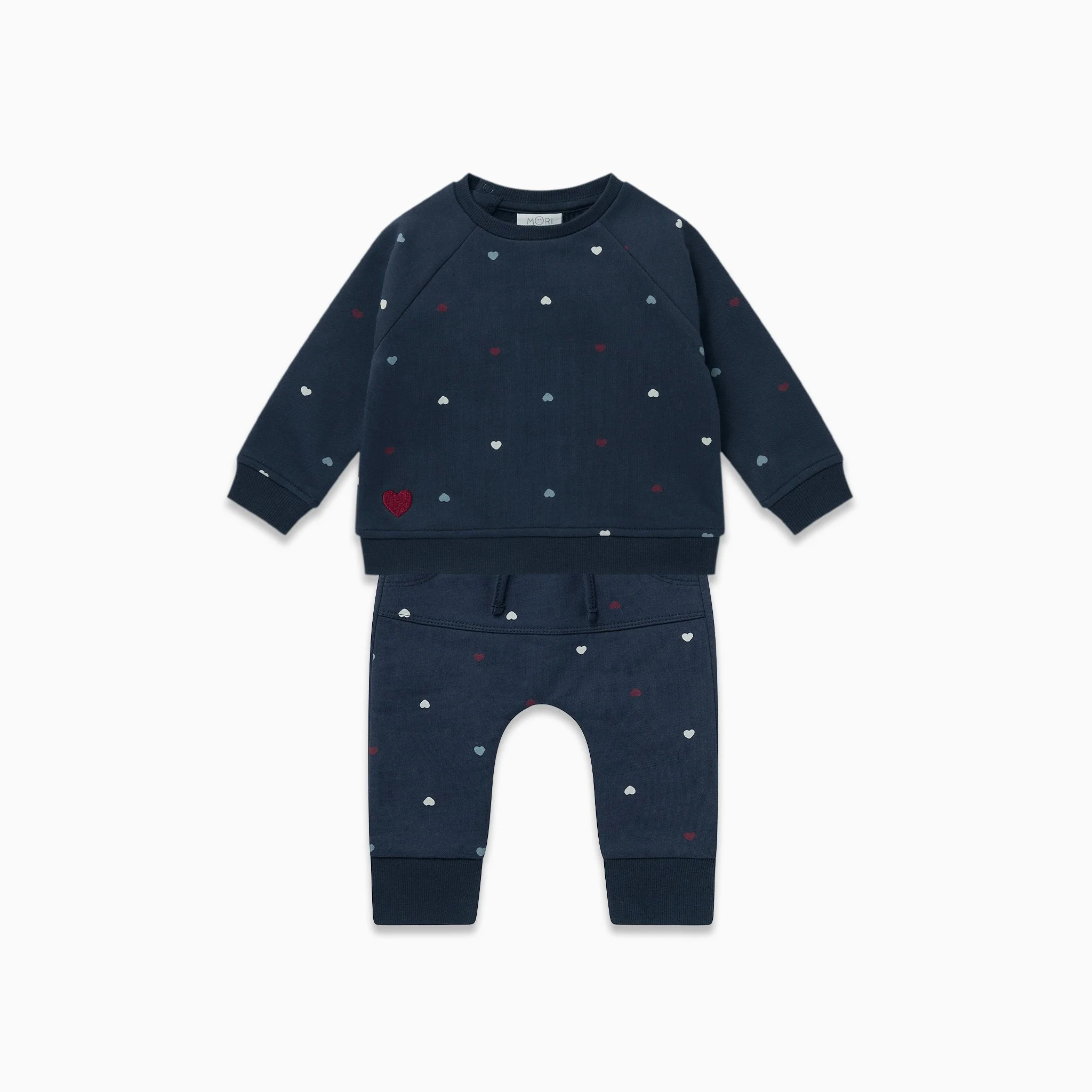 Hearts Sweatshirt & Joggers Outfit