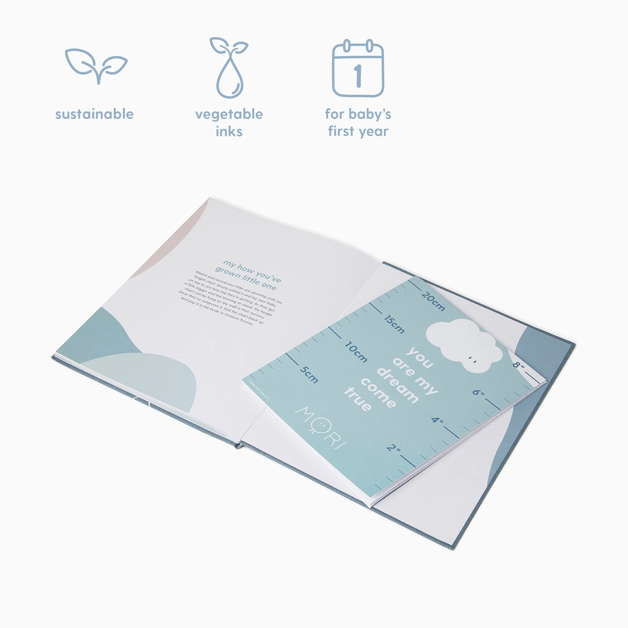 Hello Baby Book - Blue - Image 3