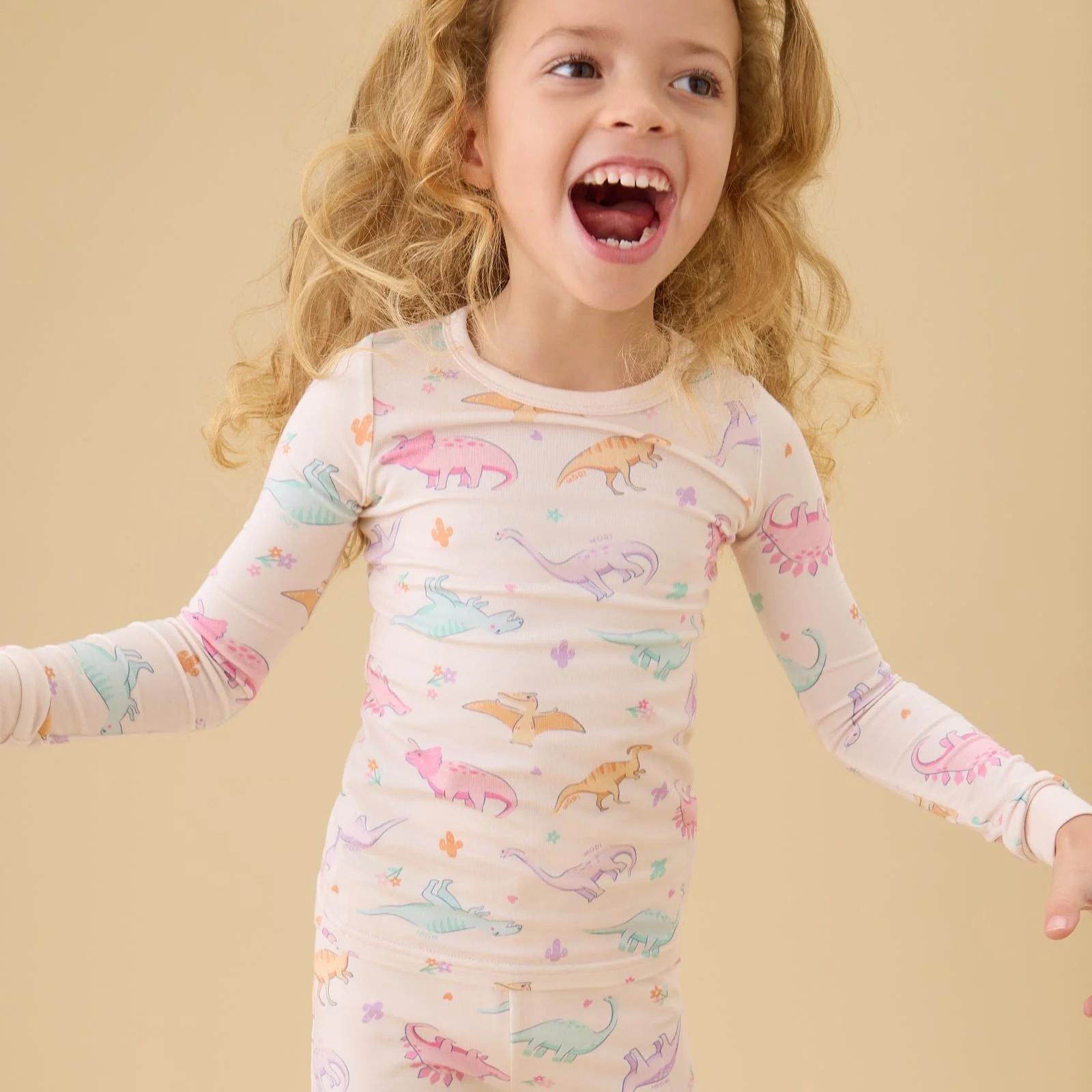 Dinosaur Nights Pyjamas - Pink