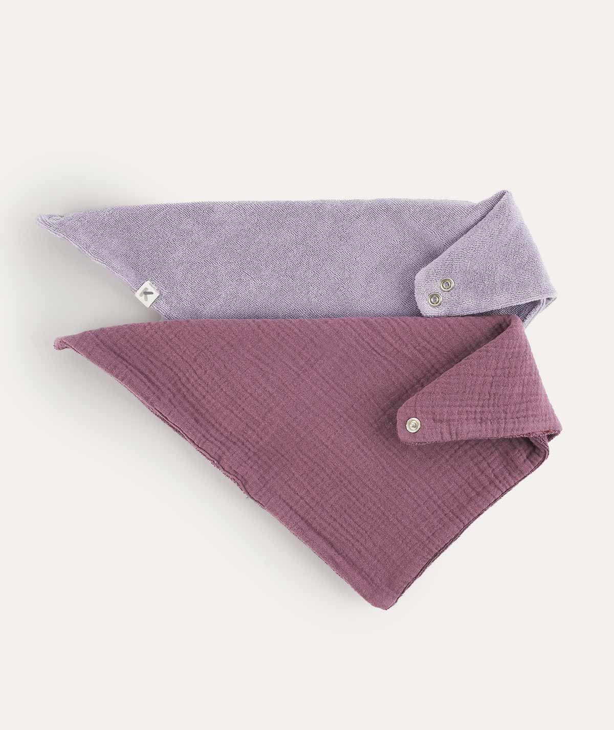 KIDLY by MORI Bandana Double Layer Bib 2-Pack - Image 11