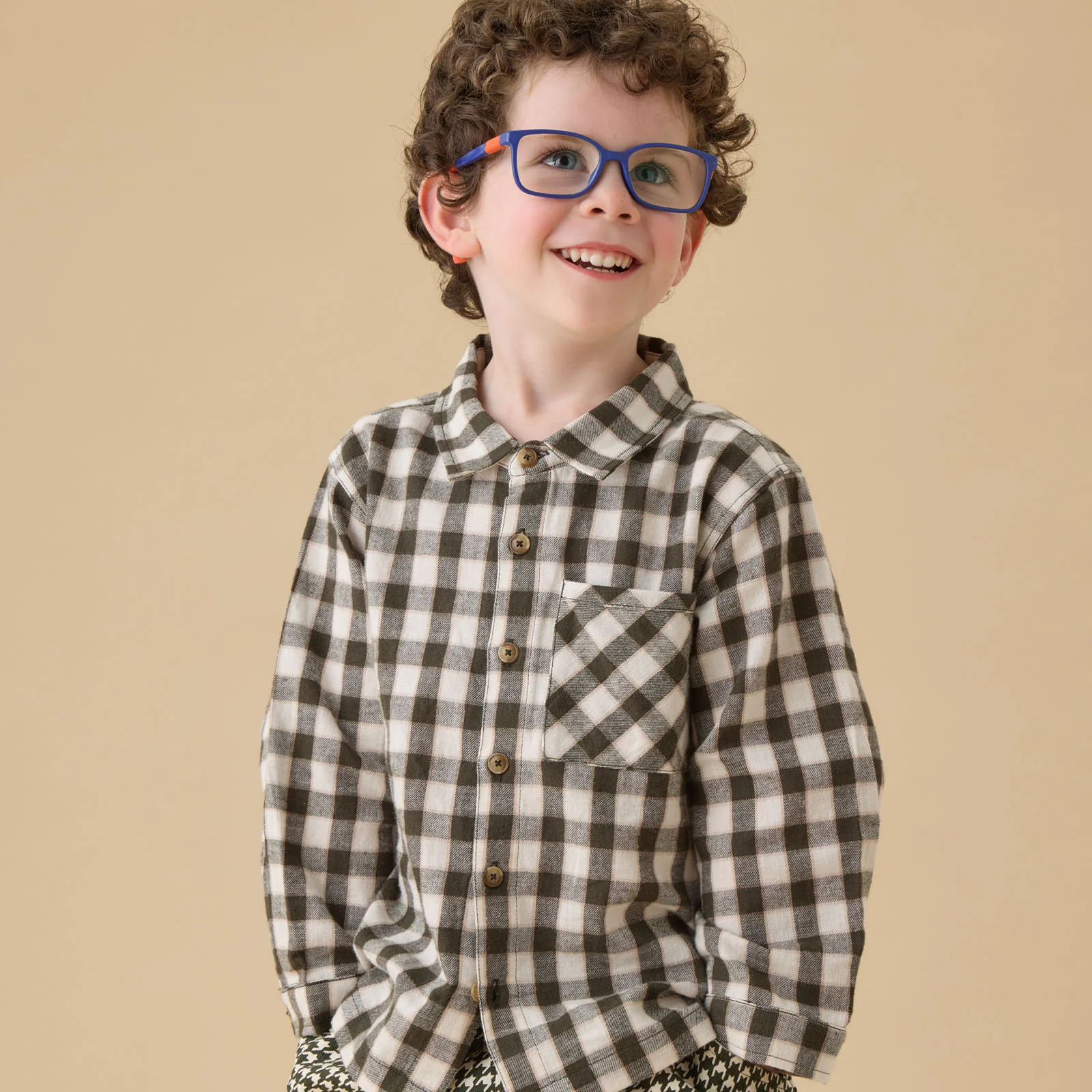 KIDLY by MORI Checked Shirt