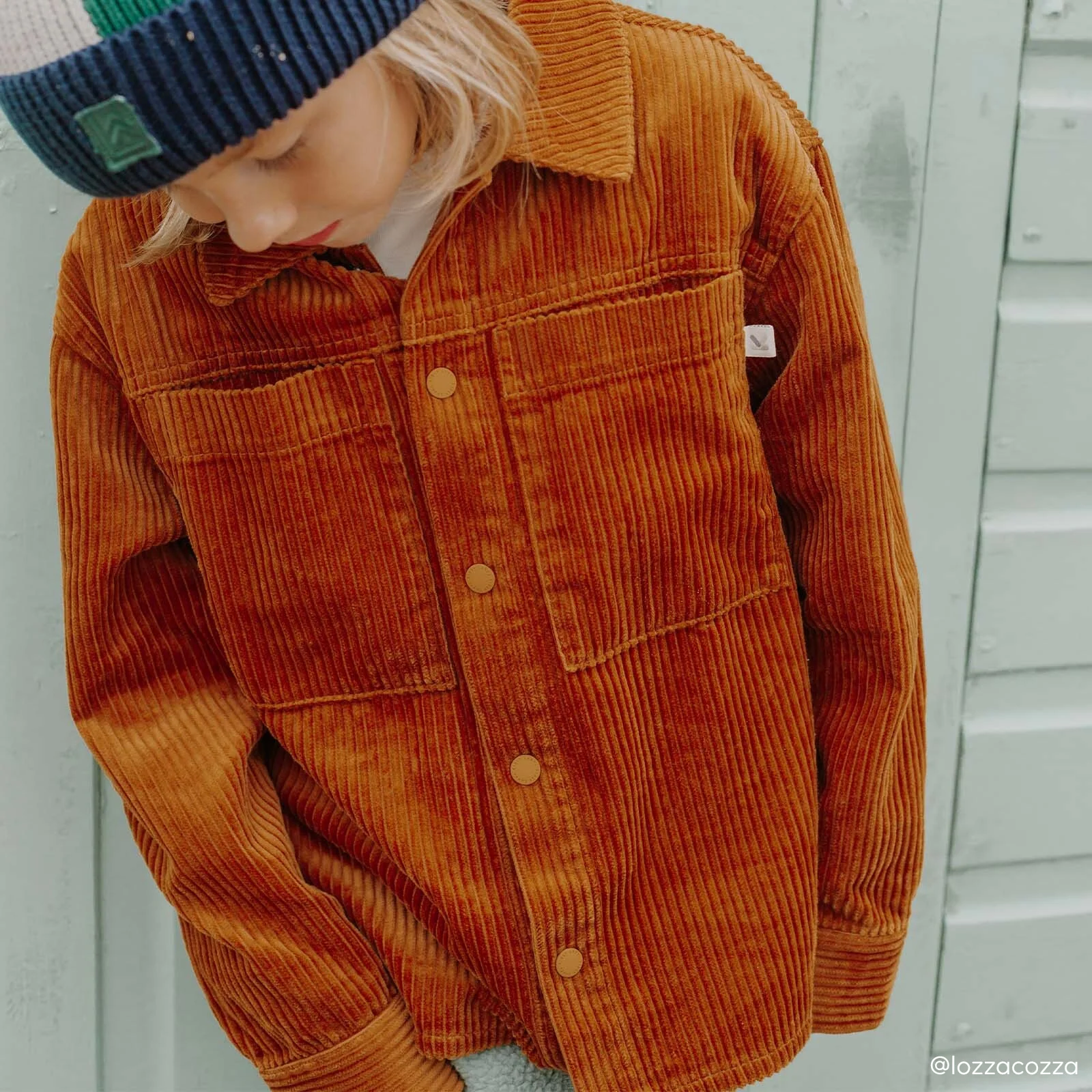 KIDLY by MORI Cord Shacket