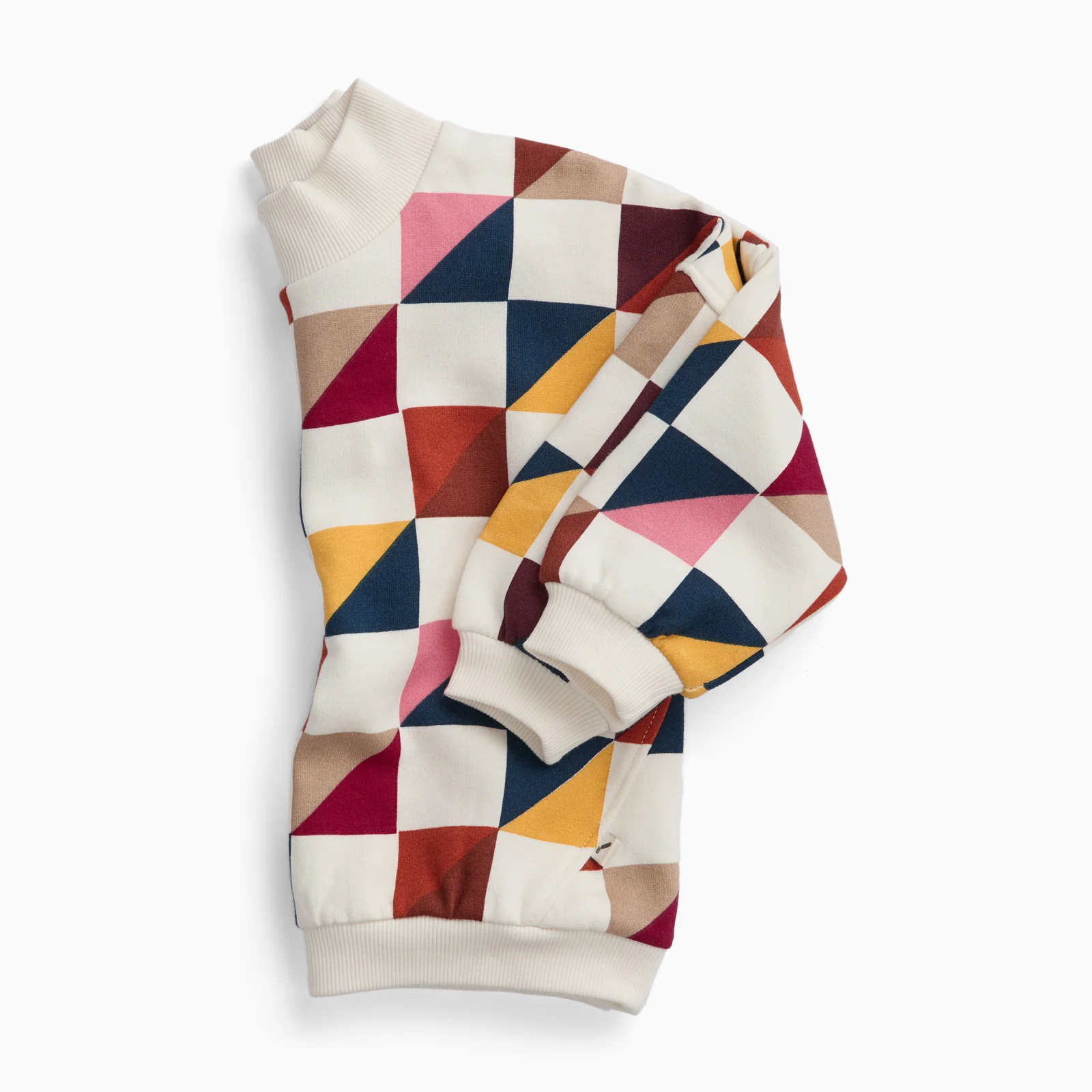 KIDLY by MORI Dropped Shoulder Sweatshirt - Check - Image 3