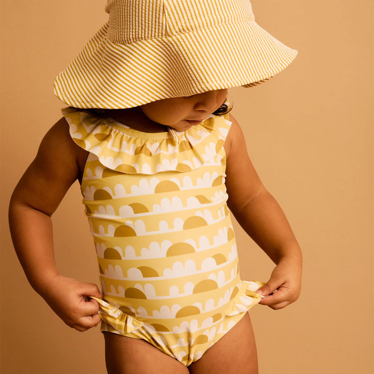 KIDLY by MORI Frill Swimsuit