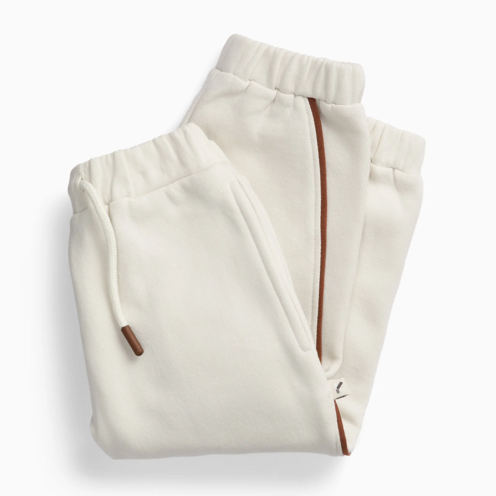 KIDLY by MORI Oversized Joggers - Cream - Image 3
