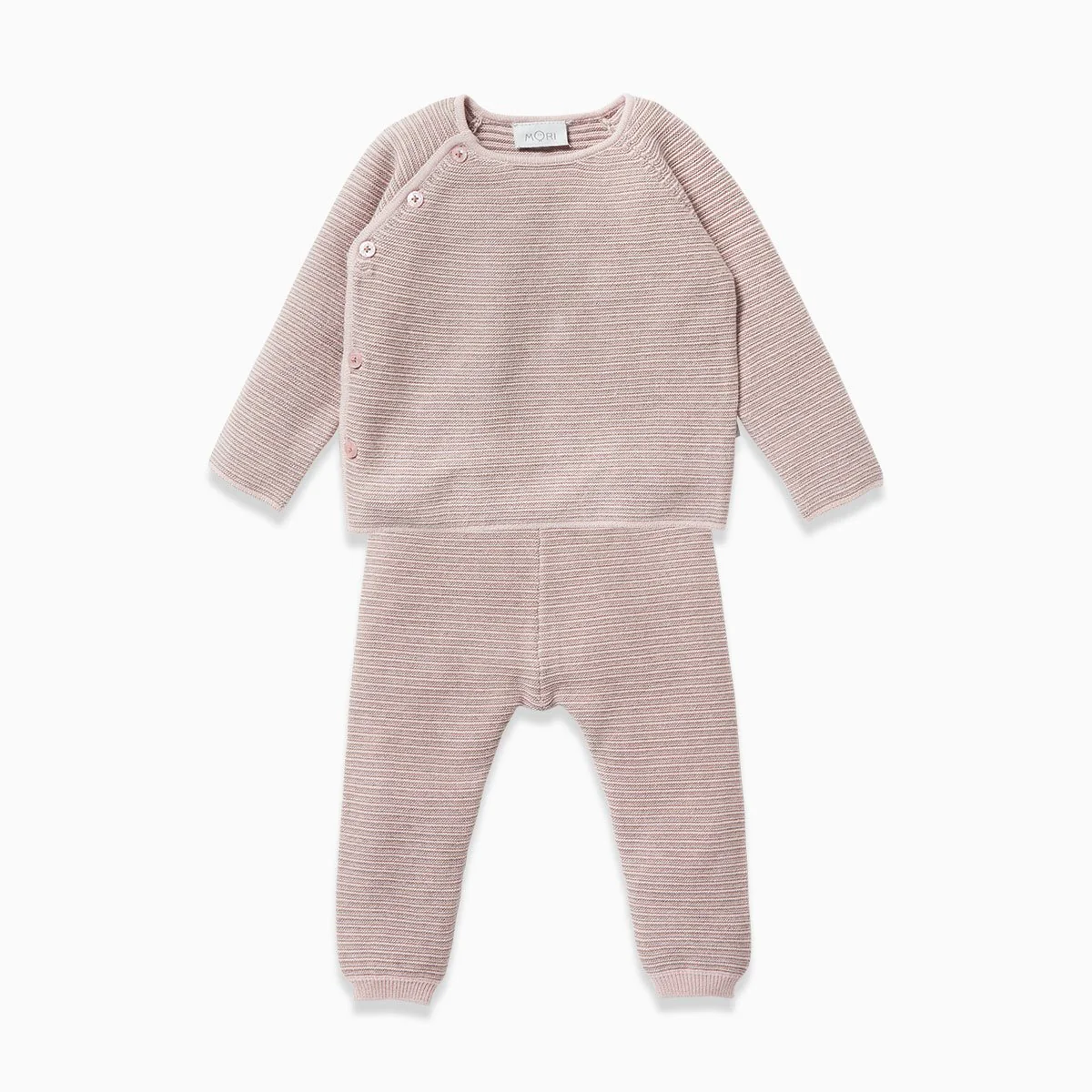 Knitted Kimono Jumper & Joggers Set - Image 3
