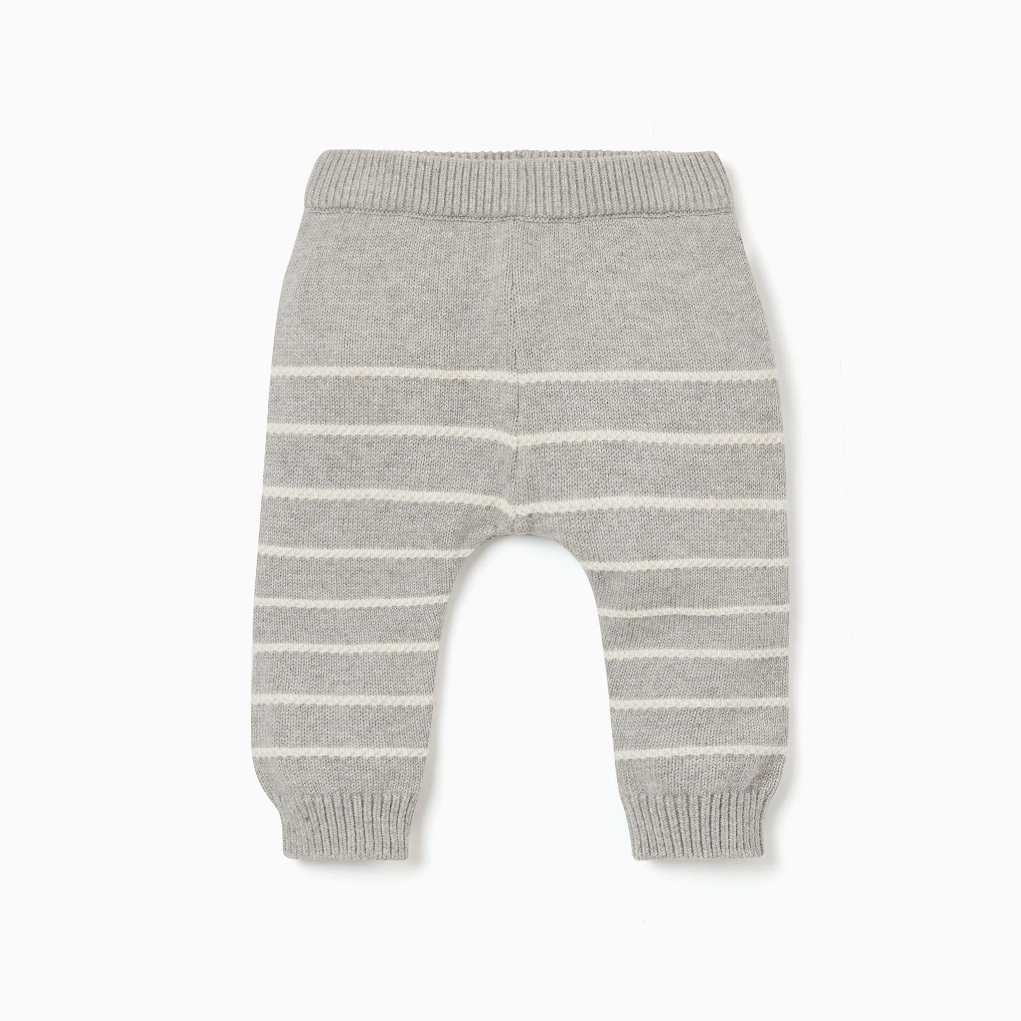 Knitted Slogan Jumper & Stripe Joggers Outfit - Image 3