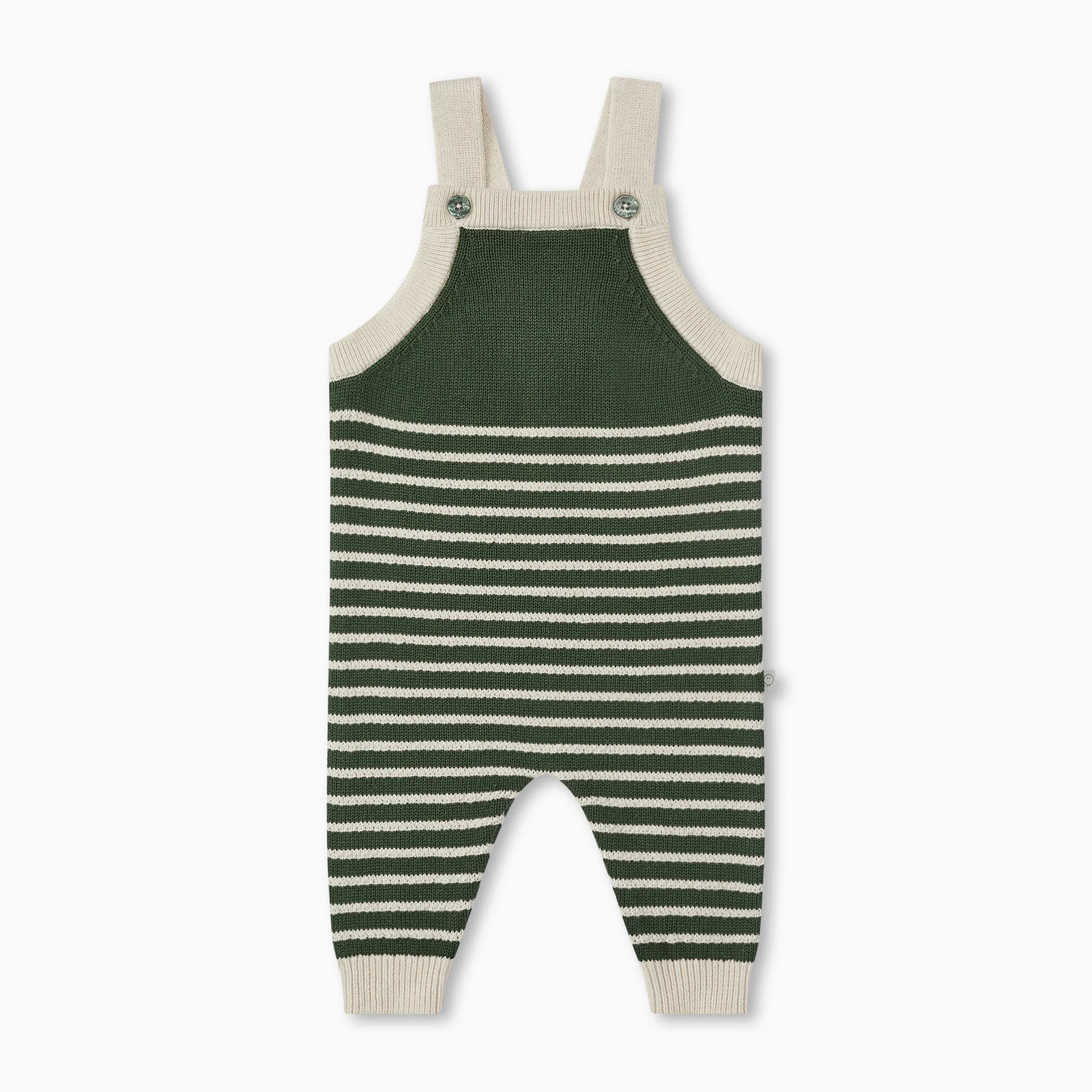 Knitted Striped Dungarees - Image 2