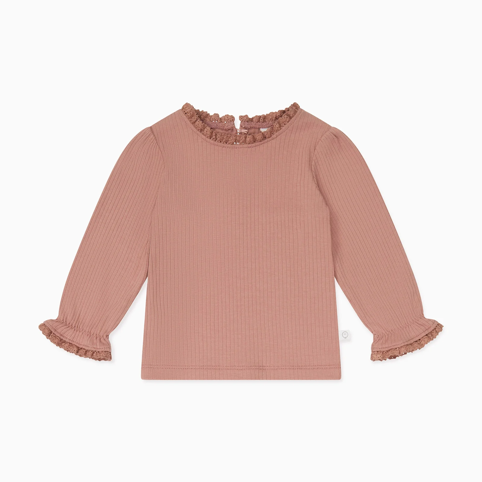 Lace Trim Ribbed Pyjamas - Image 5