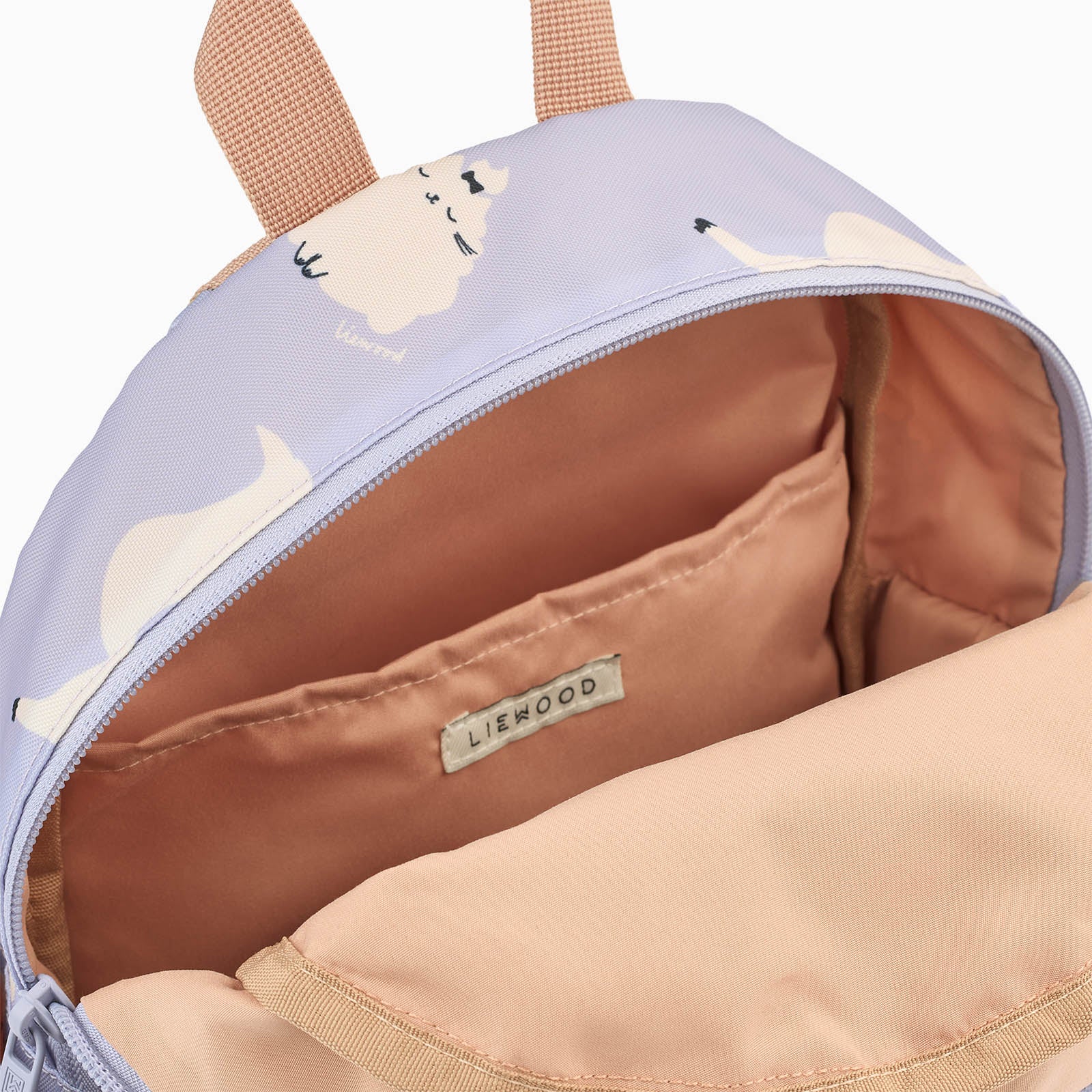 Liewood Andreas Backpack - Warm Lilac Cat - Image 3