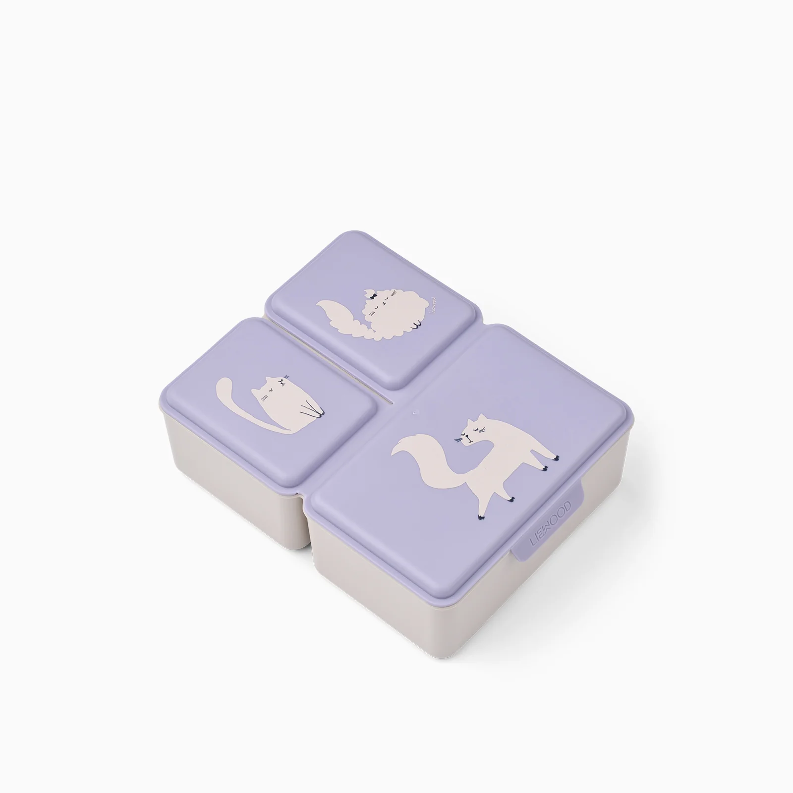 Liewood Driss Lunchbox - Warm Lilac Cat