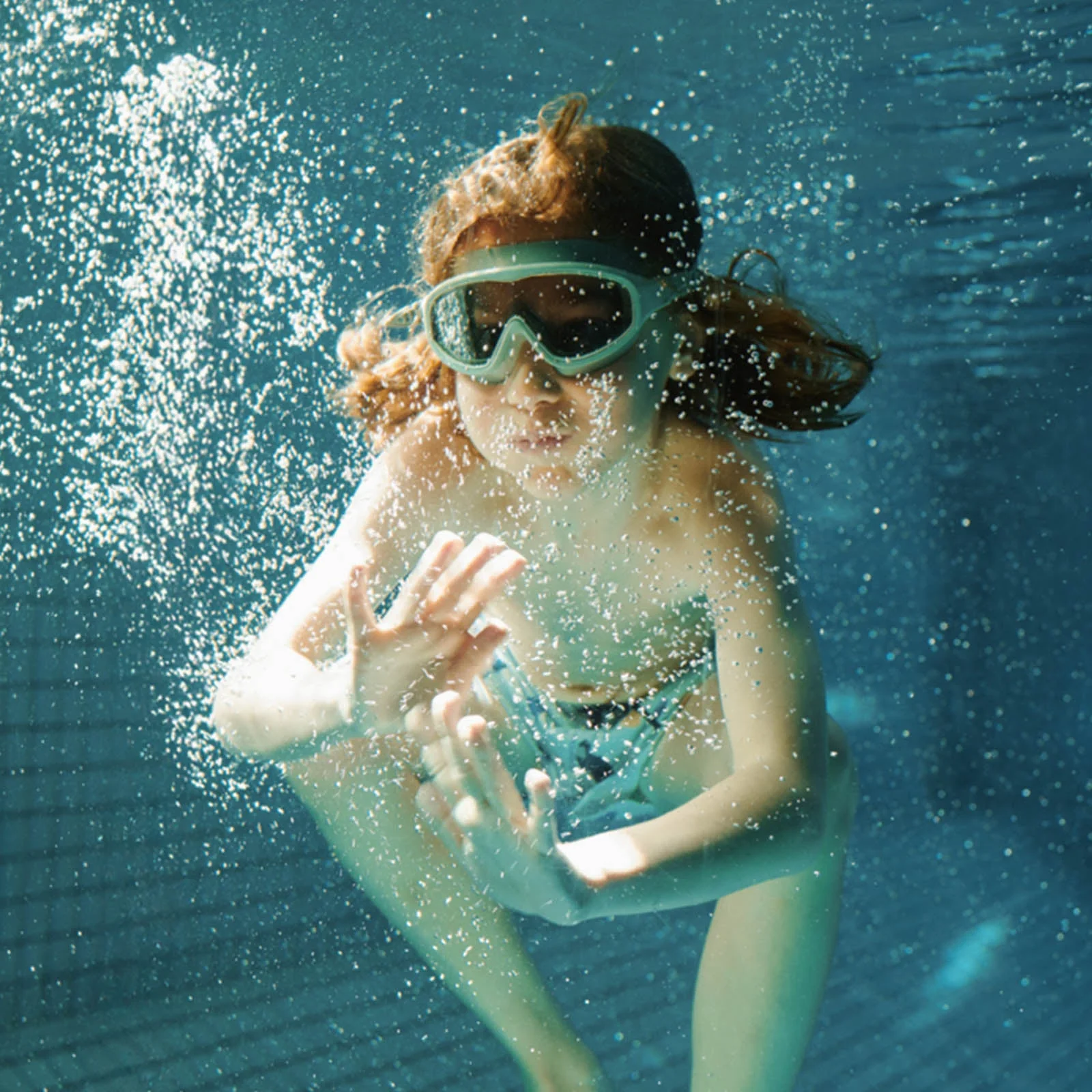 Liewood Kerem Swim Goggles - Peppermint - Image 5