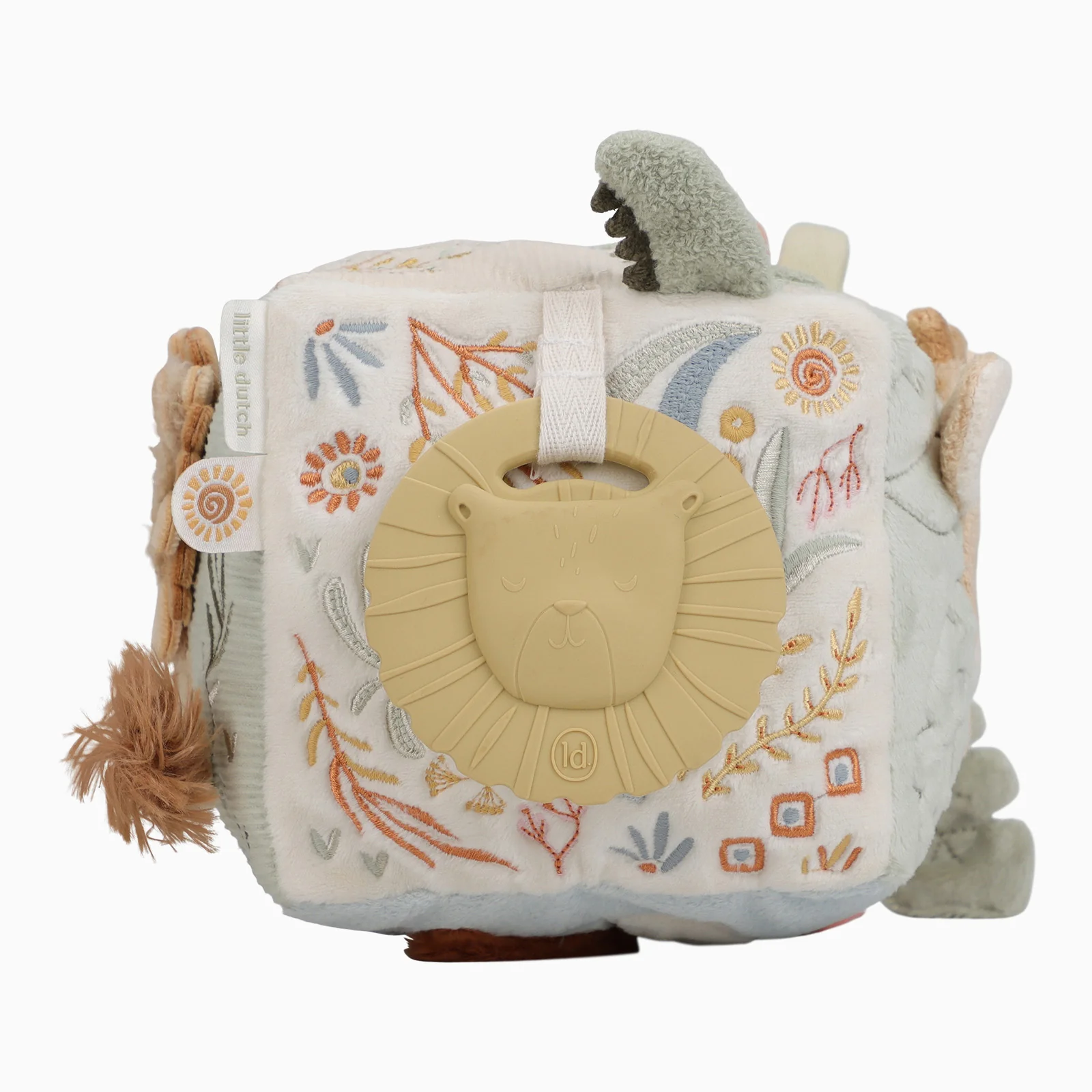 Little Dutch Soft Activity Cube - Safari Friends - Image 3