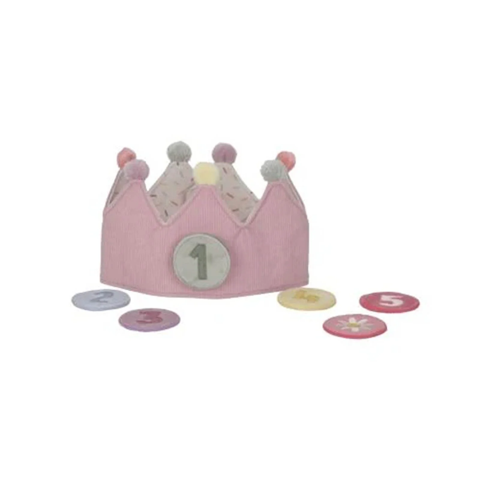 Little Dutch Birthday Crown - Pink - Image 2