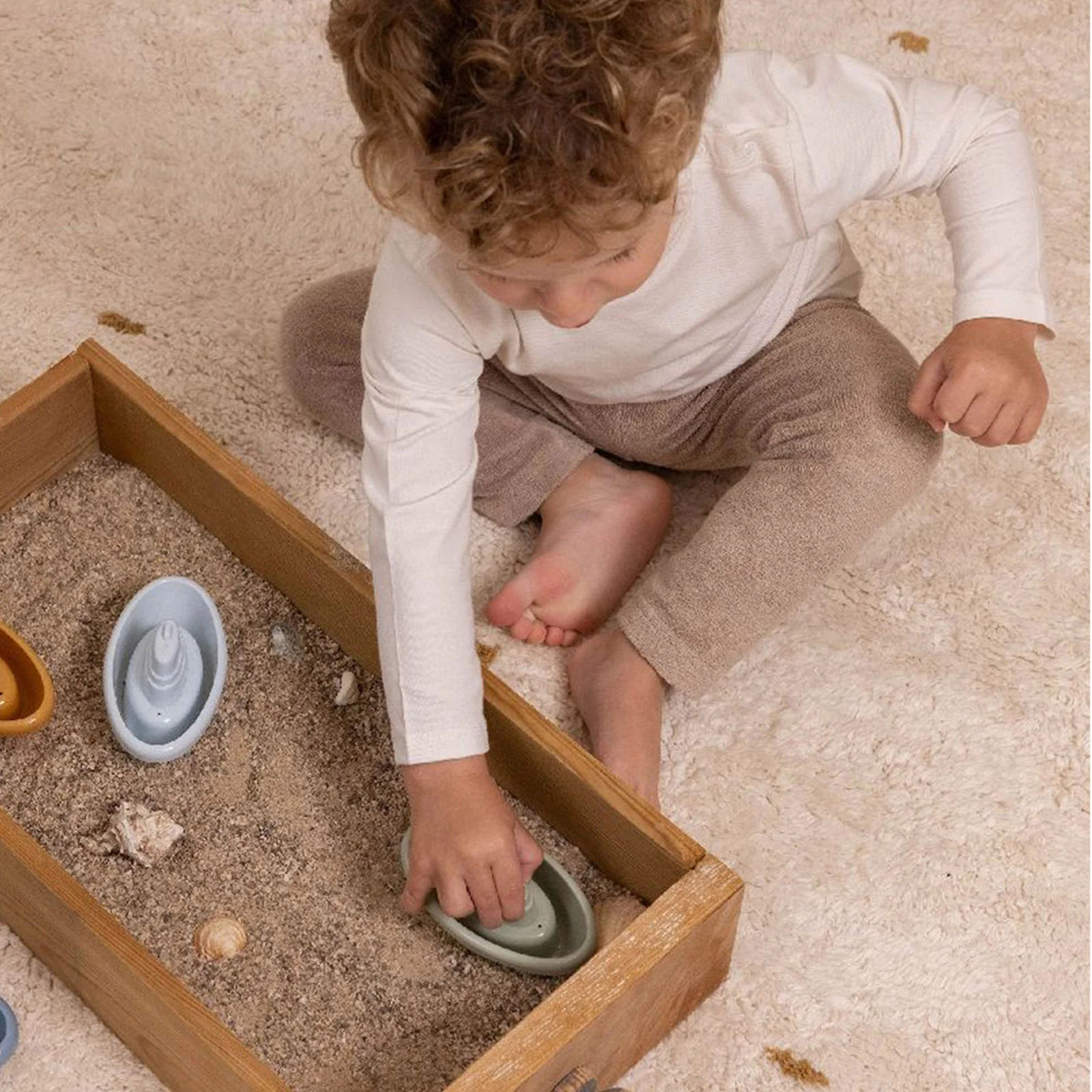 Little Dutch Blue Stackable Bath Boats - Image 2