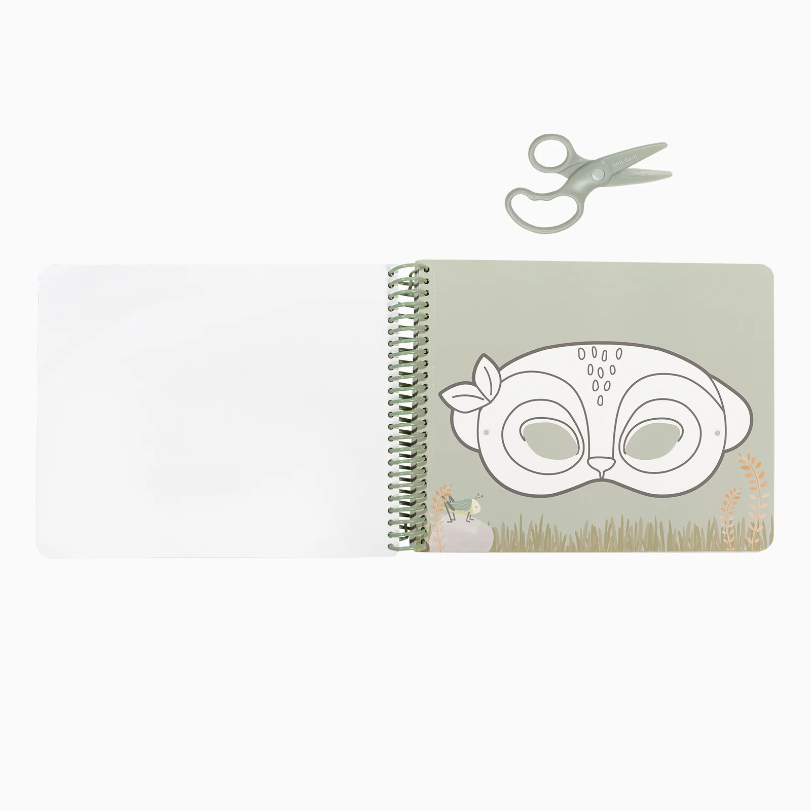 Little Dutch Book with Scissors - Safari - Image 2