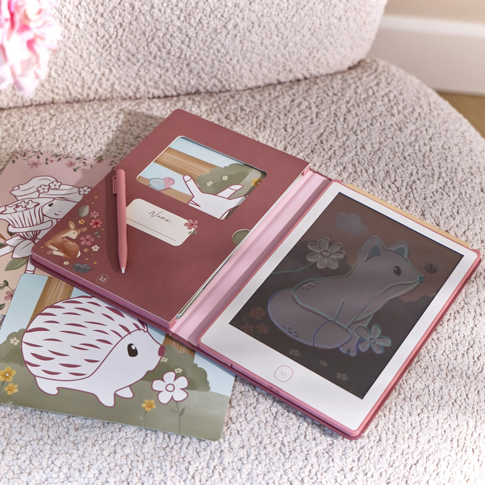 Little Dutch Drawing Tablet - Pink - Image 2