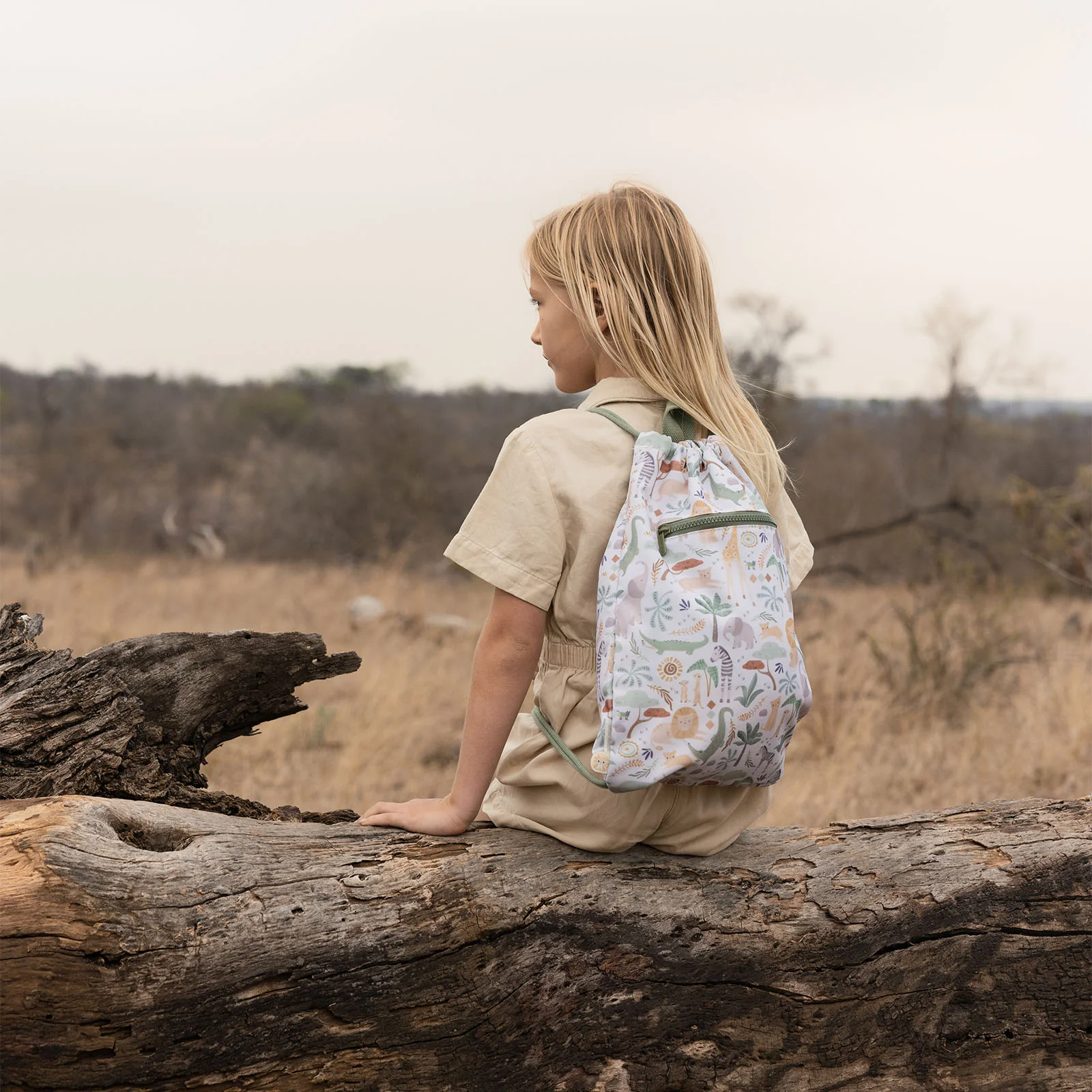 Little Dutch Gym Bag - Safari Friends - Image 6