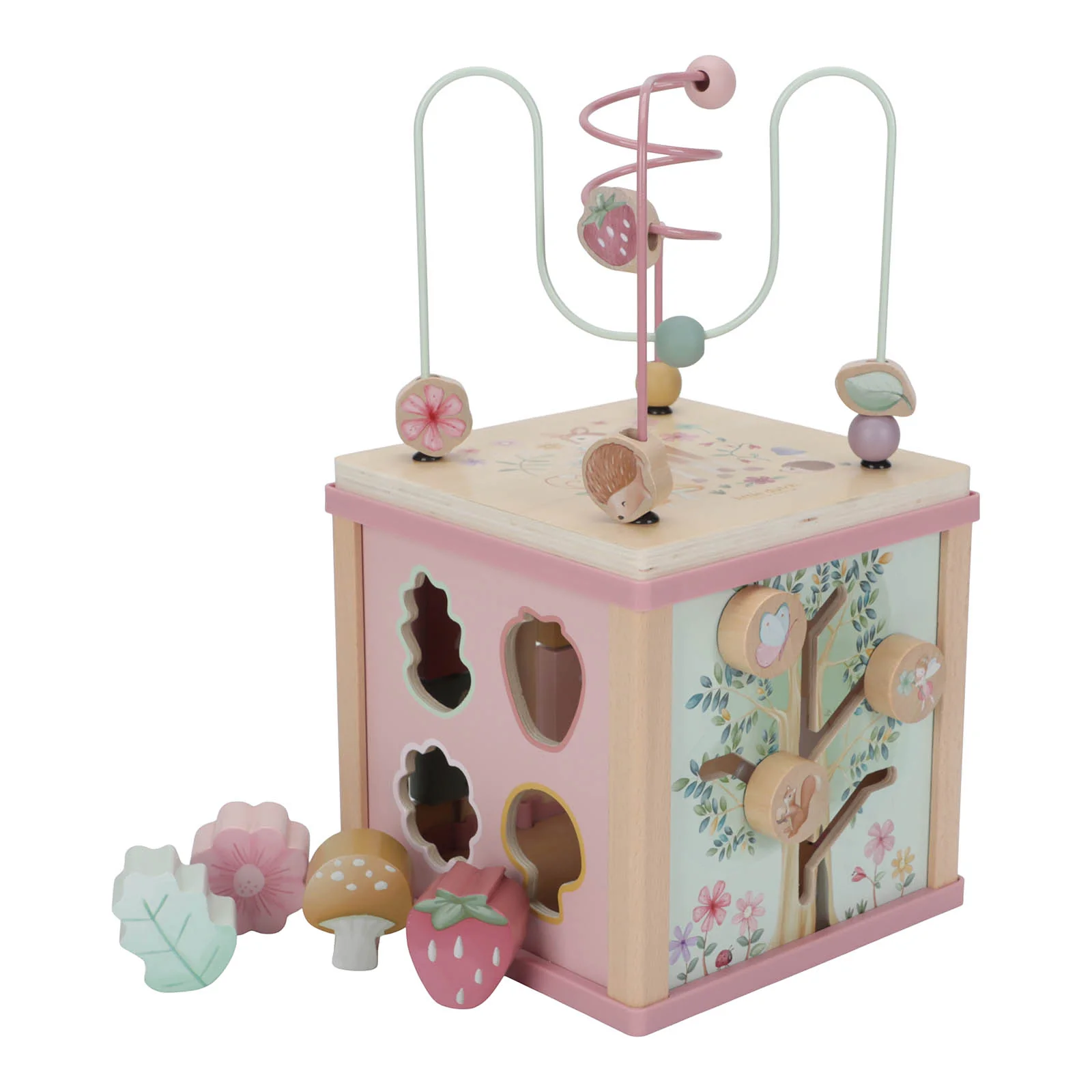 Little Dutch Activity Cube - Pink Fairy Garden - Image 6