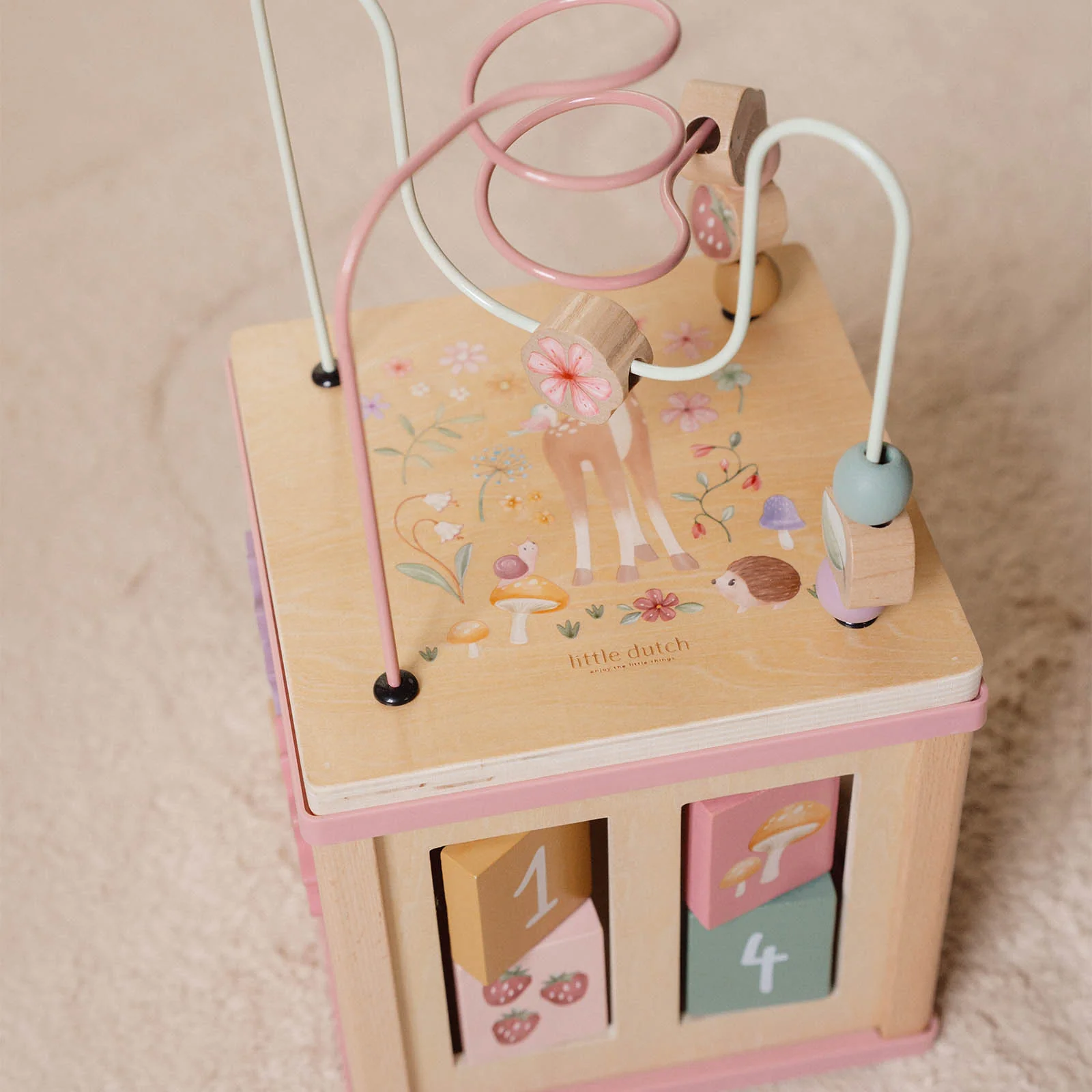 Little Dutch Activity Cube - Pink Fairy Garden - Image 9