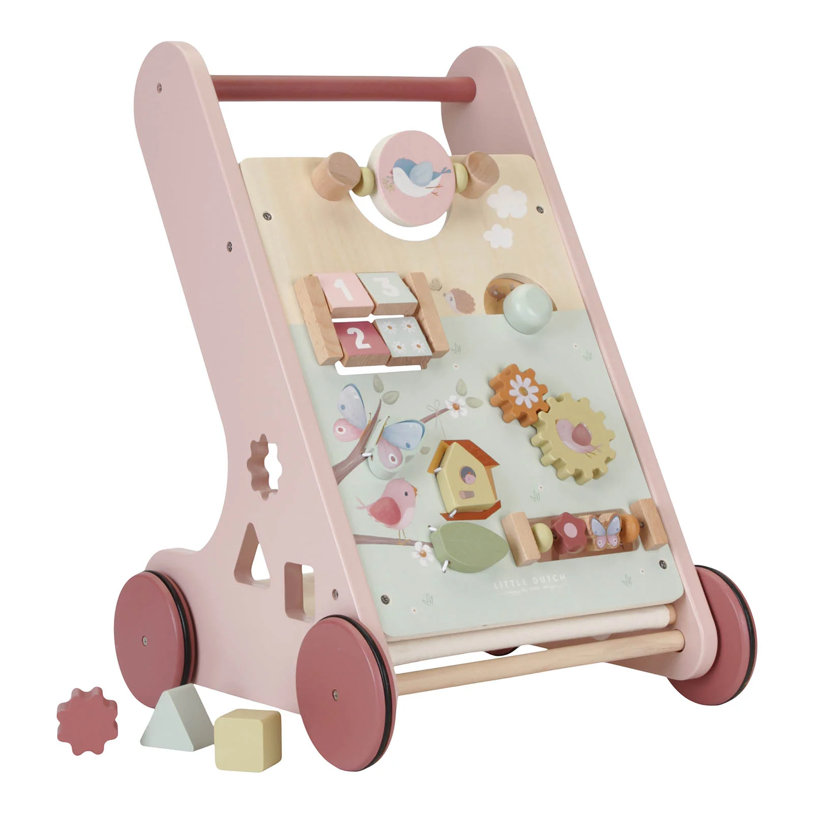 Little Dutch Activity Walker - Pink - Image 2