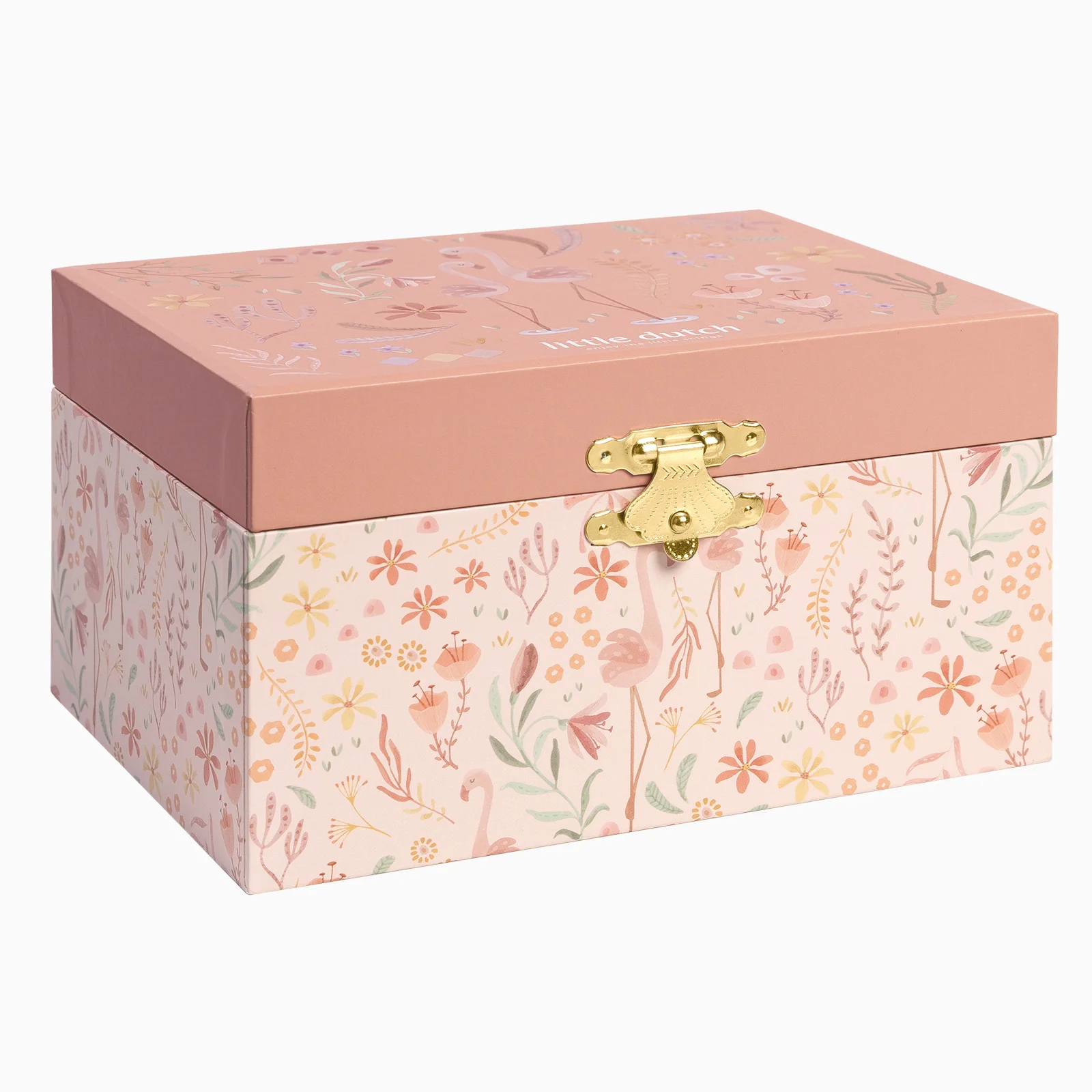 Little Dutch Musical Jewellery Box - Flamingo - Image 2