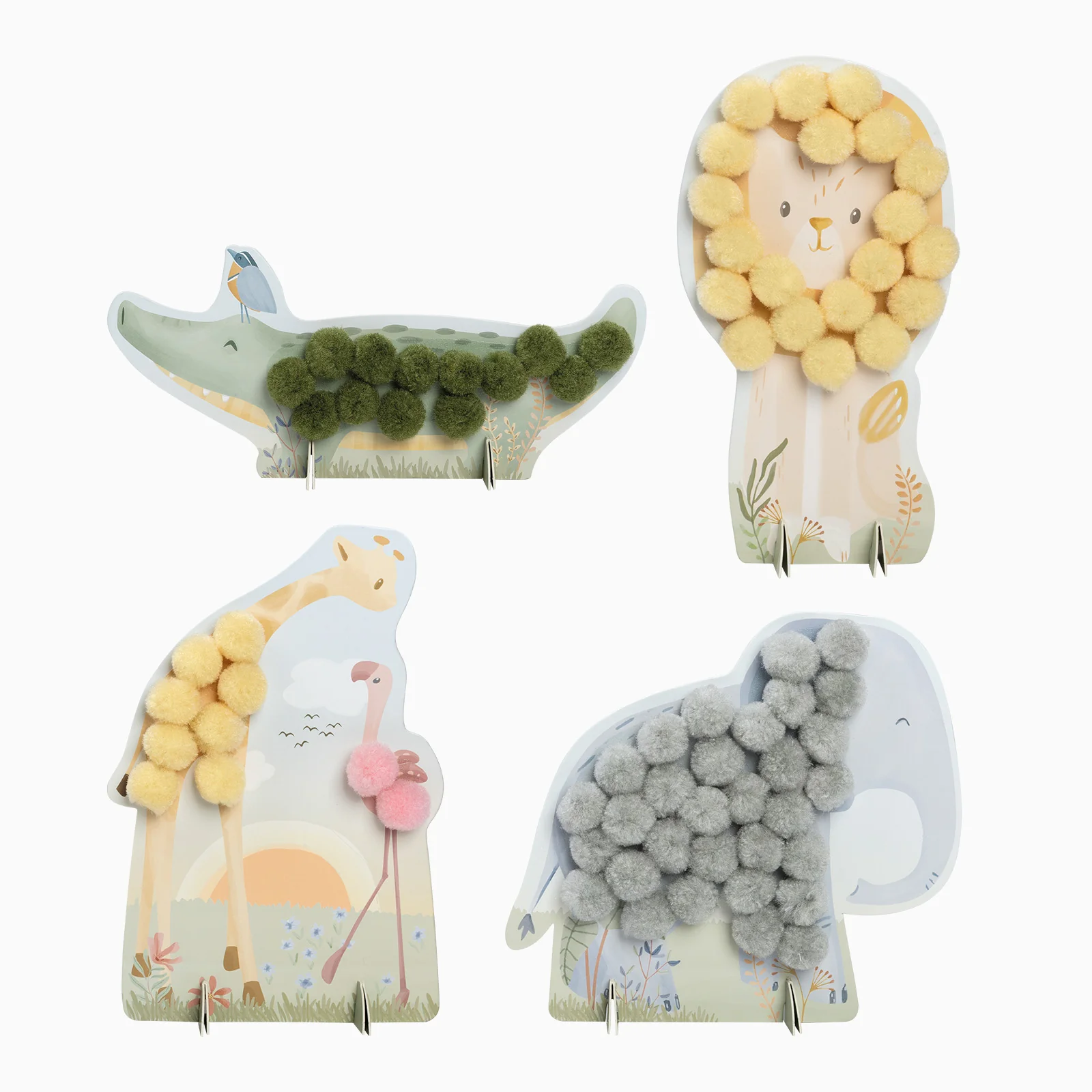 Little Dutch Pom Pom Cards - Safari - Image 2