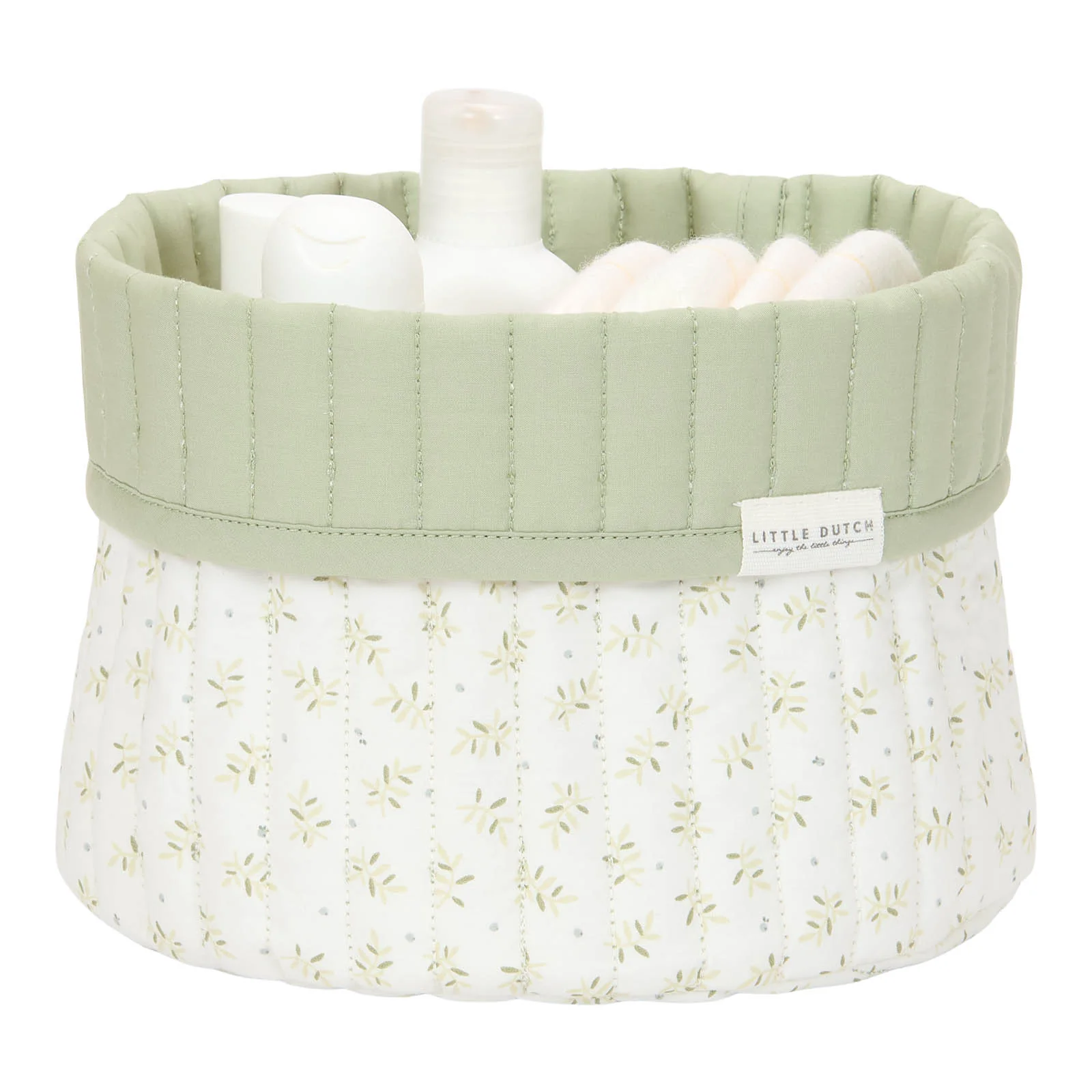 Little Dutch Reversible Quilted Storage Basket - Image 12