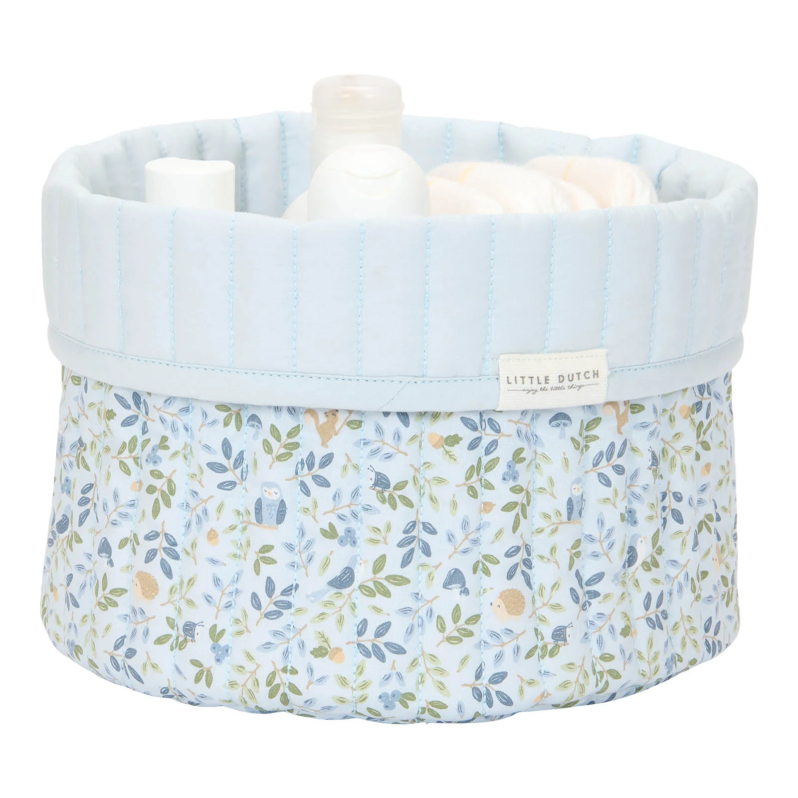 Little Dutch Reversible Quilted Storage Basket - Image 2