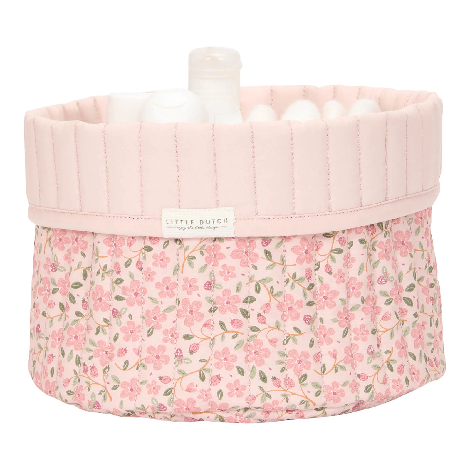 Little Dutch Reversible Quilted Storage Basket - Image 6