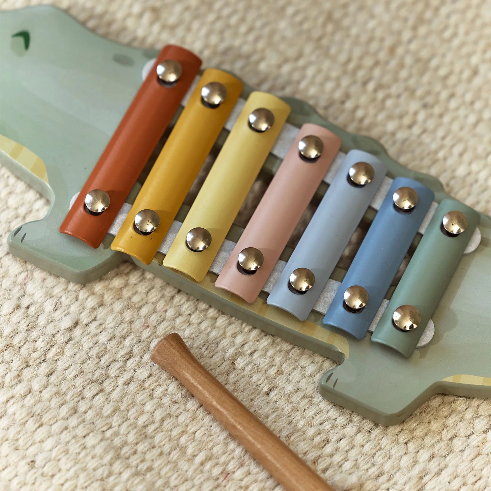 Little Dutch Safari Friends Crocodile Xylophone - Image 6