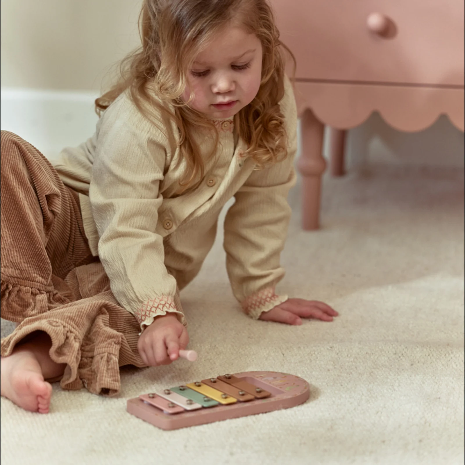 Little Dutch Safari Friends Music Set - Pink - Image 4