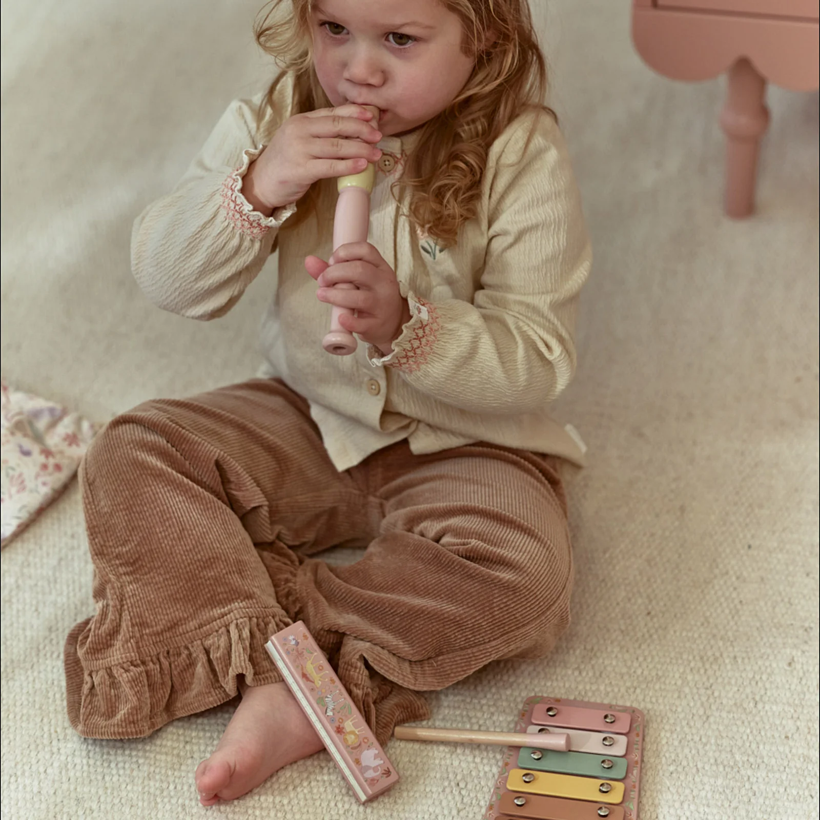 Little Dutch Safari Friends Music Set - Pink - Image 5