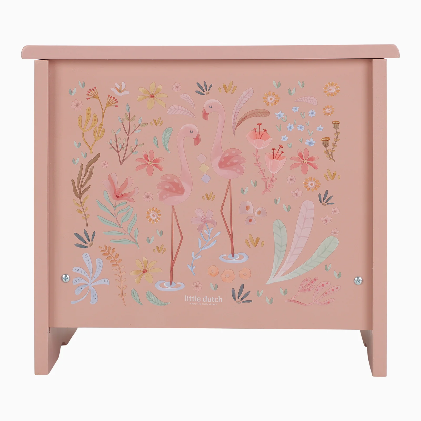 Little Dutch Safari Friends Wooden Piano - Pink - Image 5