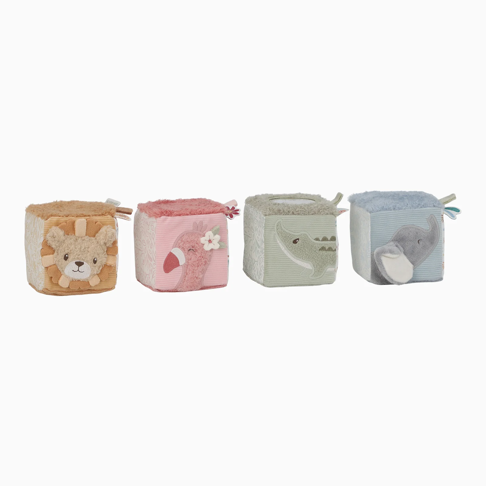 Little Dutch Soft Cube Set - Safari Friends - Image 5