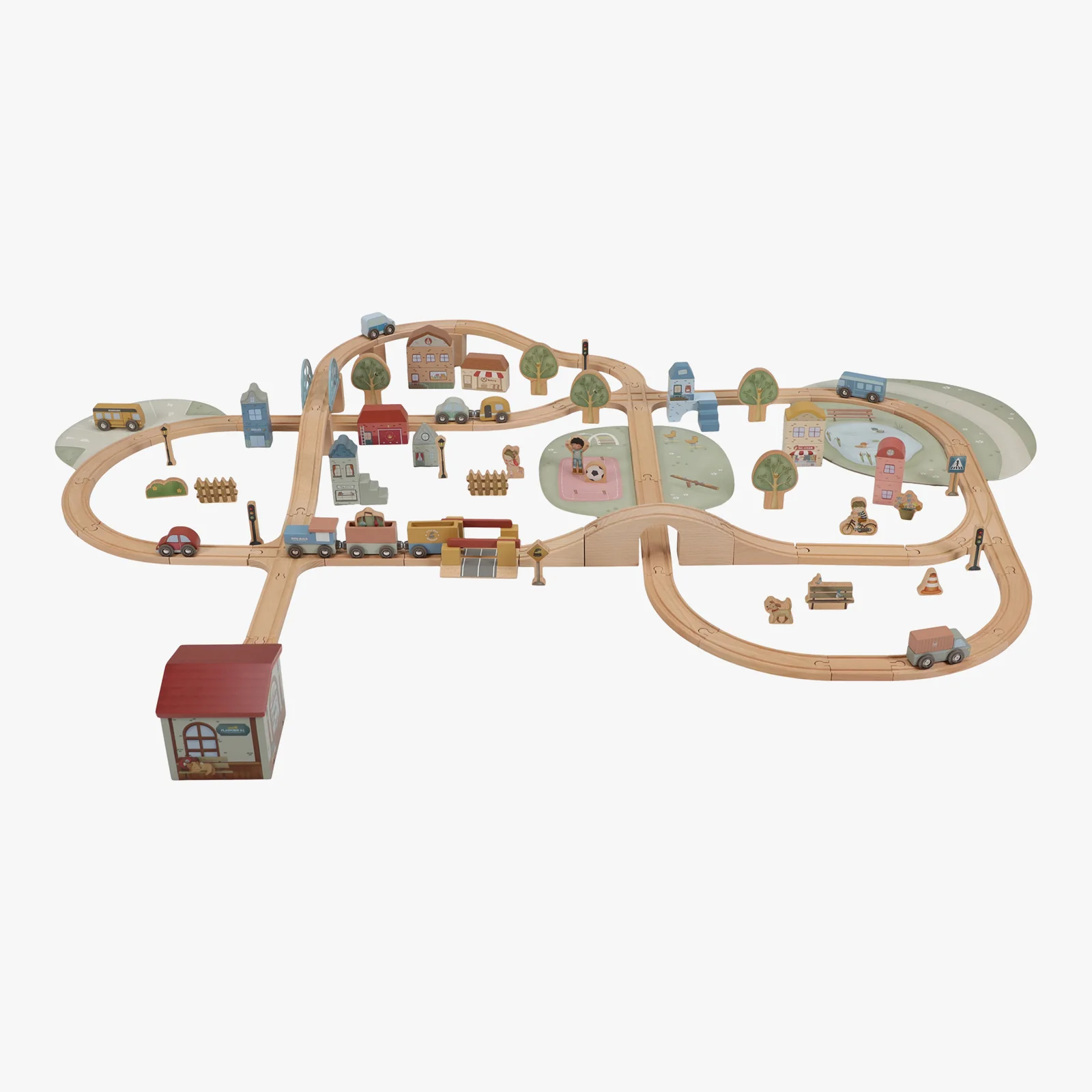 Little Dutch XL Train Track Set - Image 2