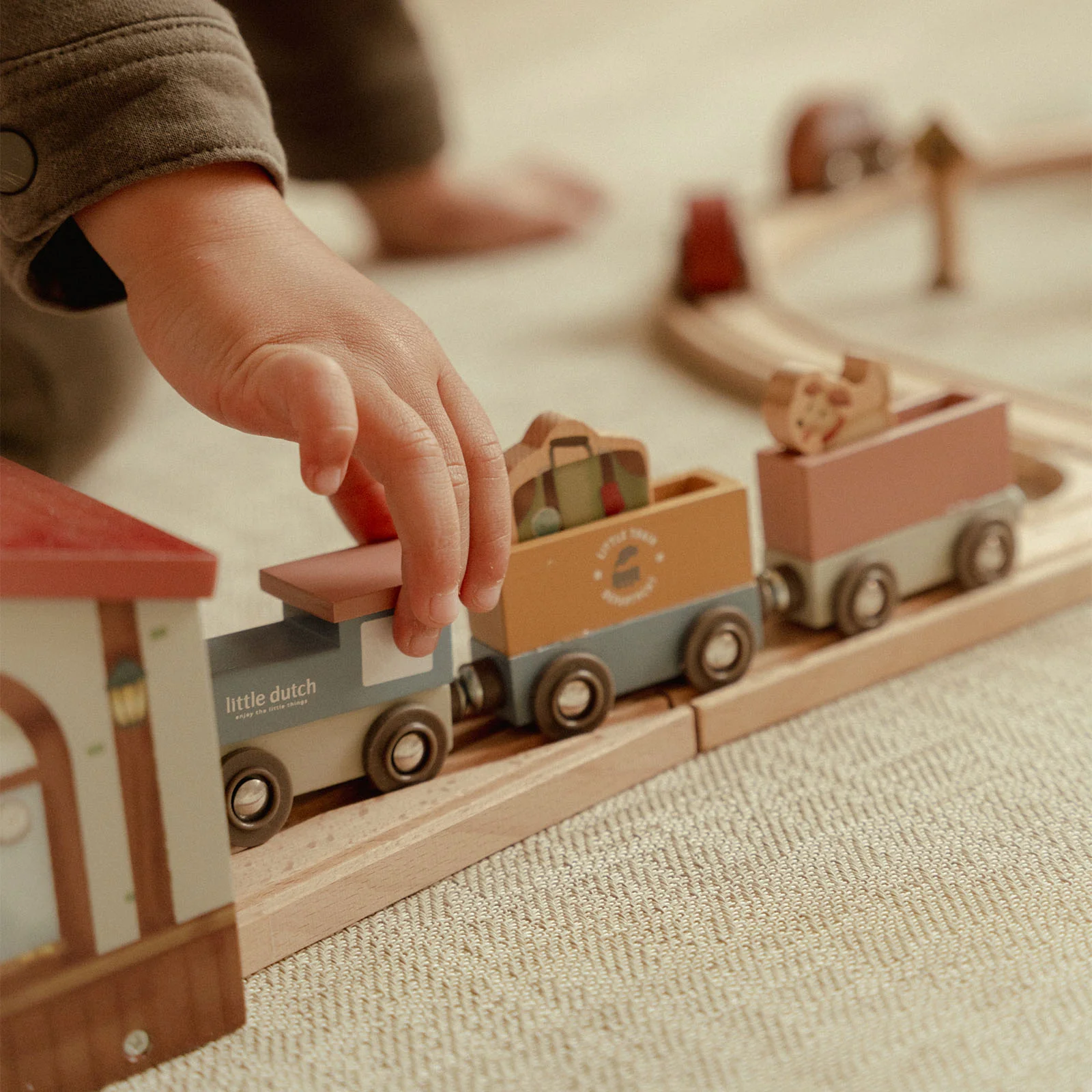 Little Dutch XL Train Track Set - Image 4