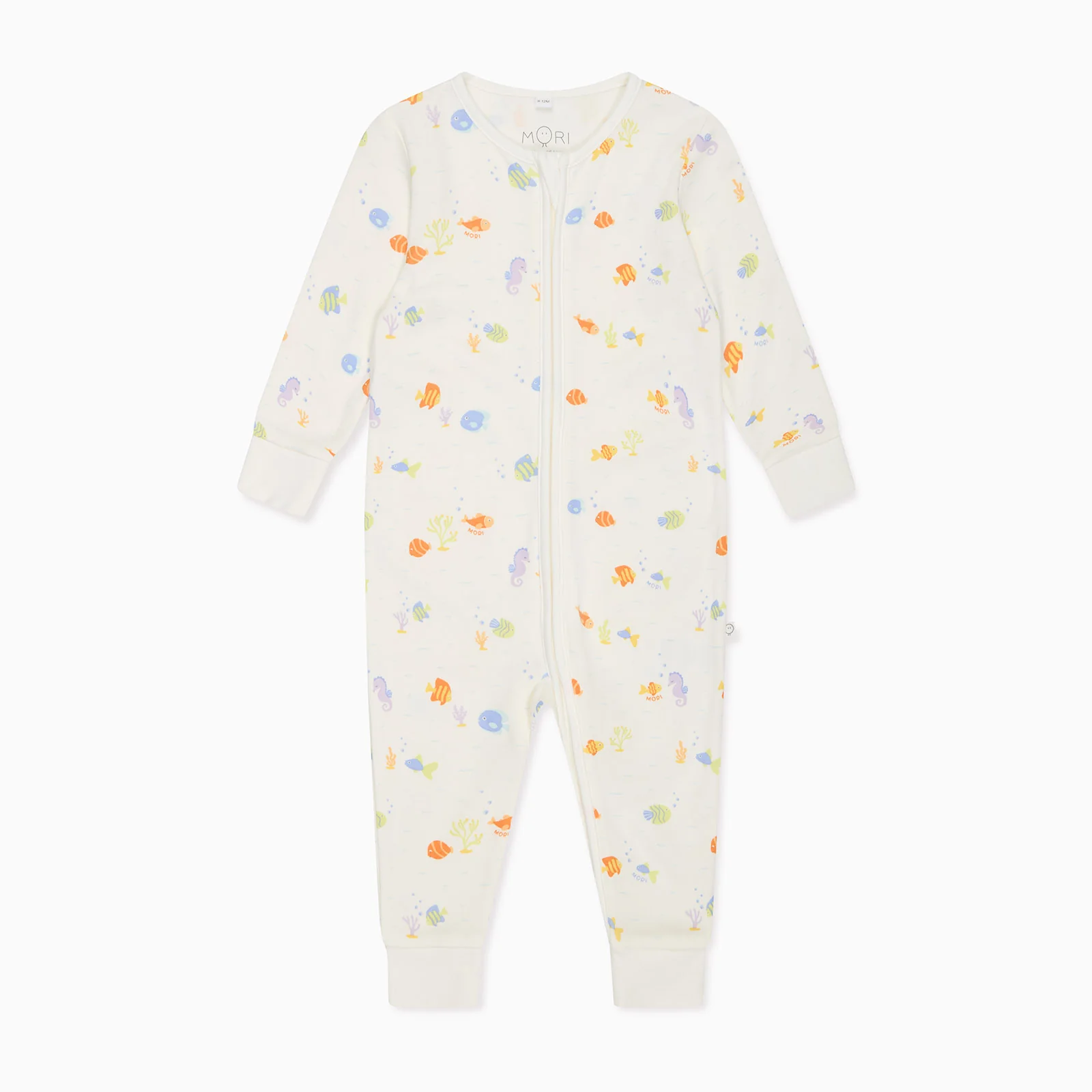 Little Fish Clever Zip Sleepsuit - Image 4