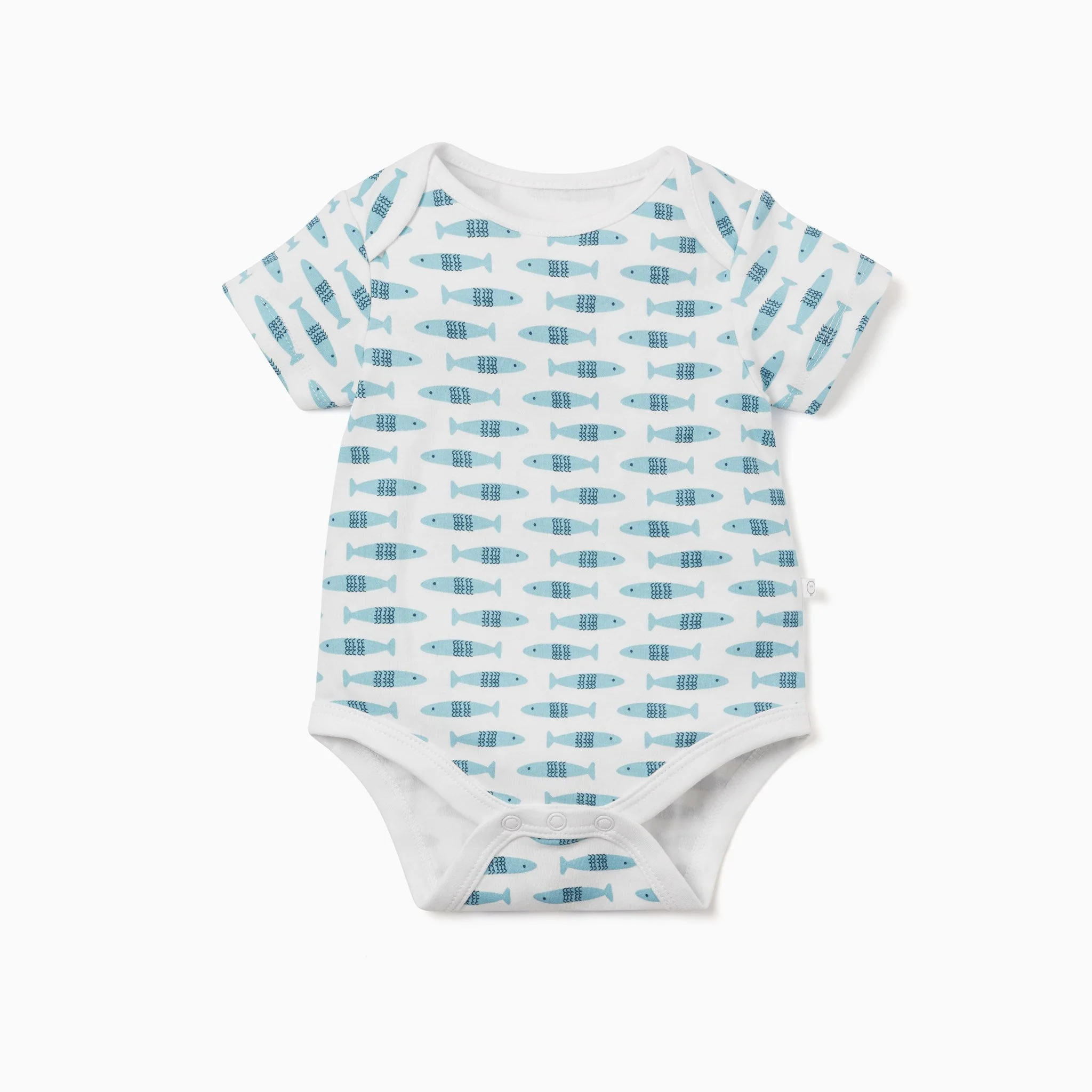 Little Fish Short Sleeve Bodysuit - old