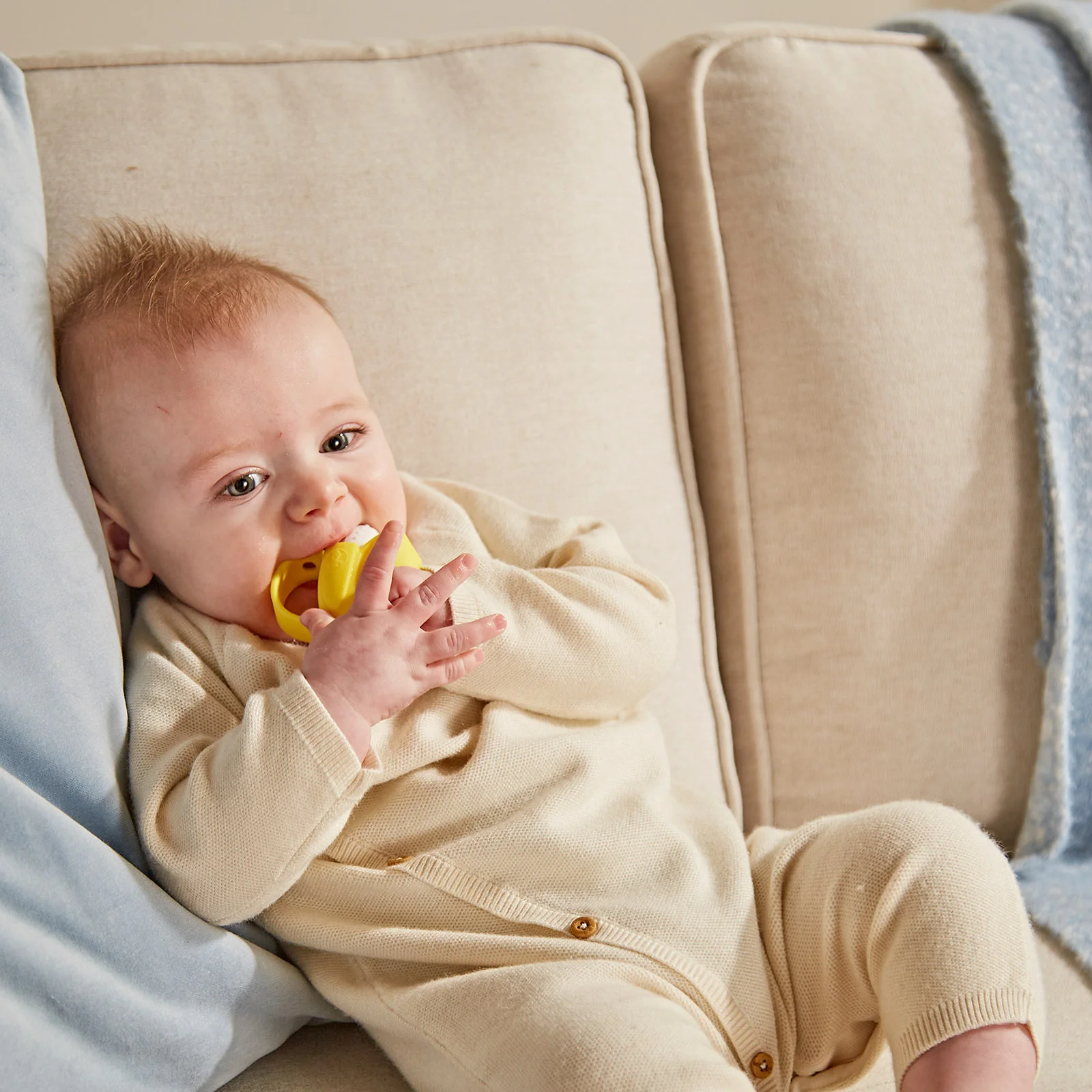 Matchstick Monkey Banana & Monkey Teether Gift Set - Pink - Image 6