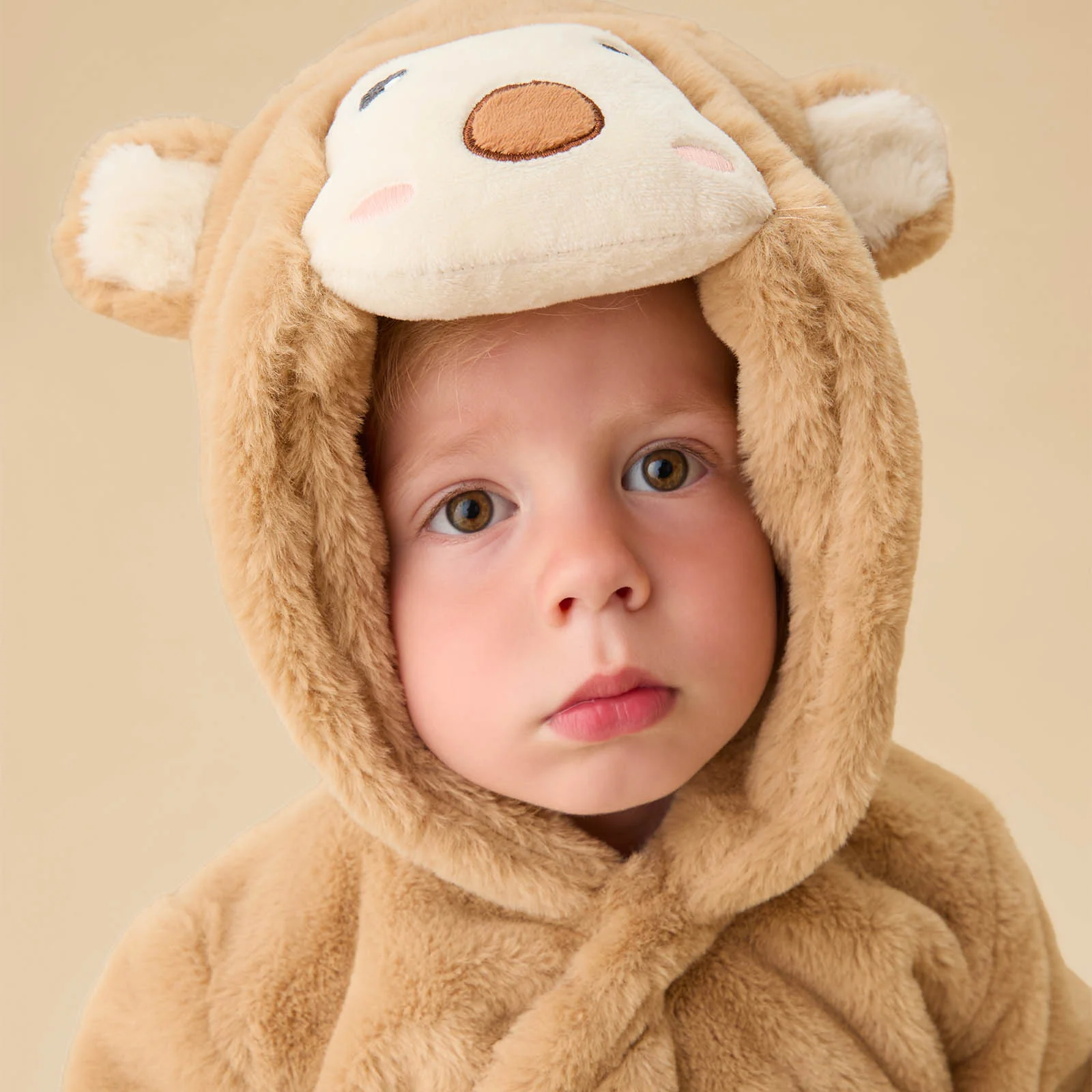 Monkey Faux Fur Pramsuit